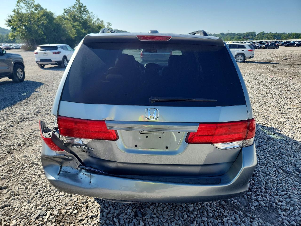 2008 Honda Odyssey Exl Silver vin: 5FNRL38628B015122