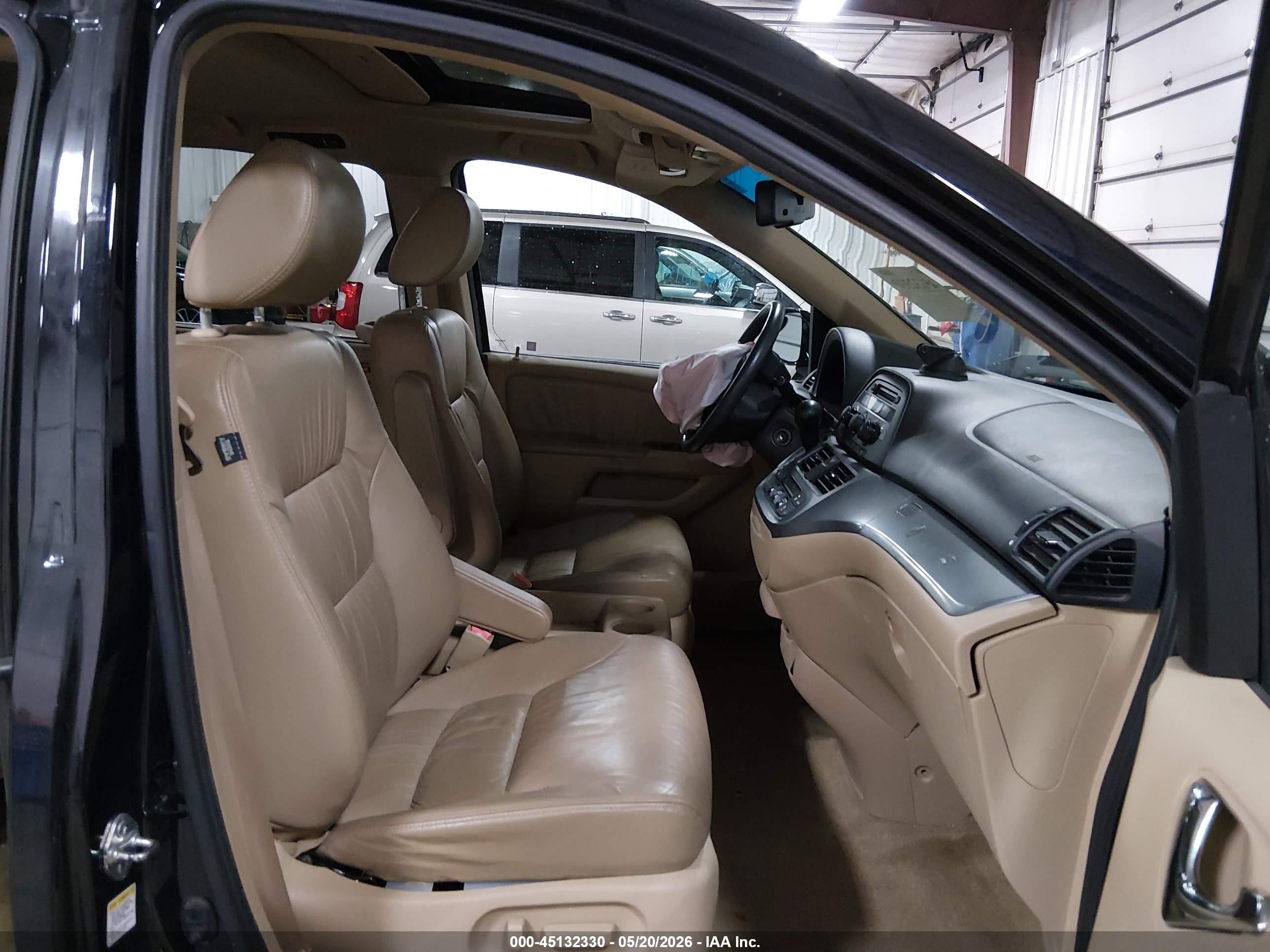 2008 Honda Odyssey Ex-l Black vin: 5FNRL38628B030266