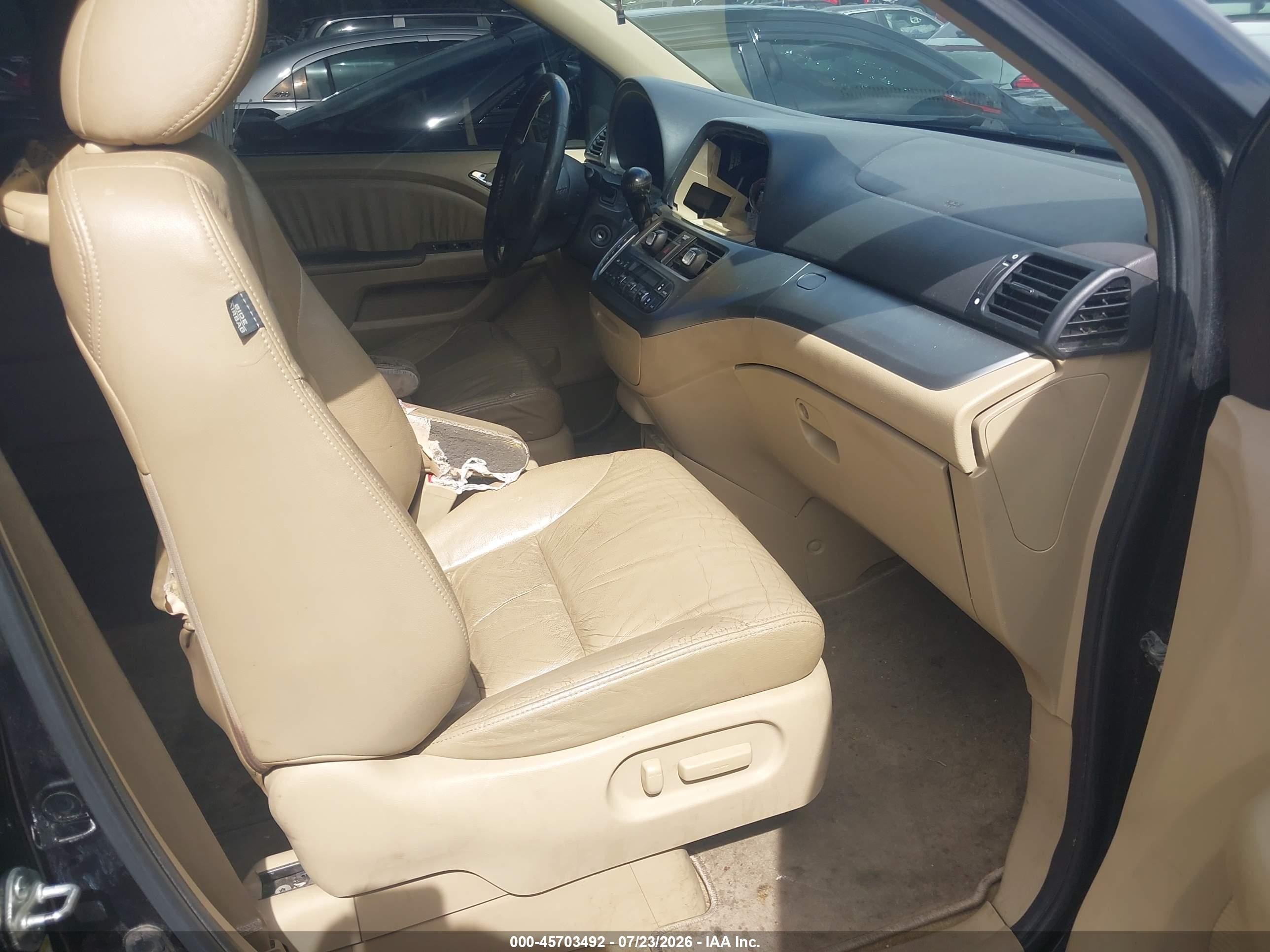 2008 Honda Odyssey Ex-l Черный vin: 5FNRL38628B030459