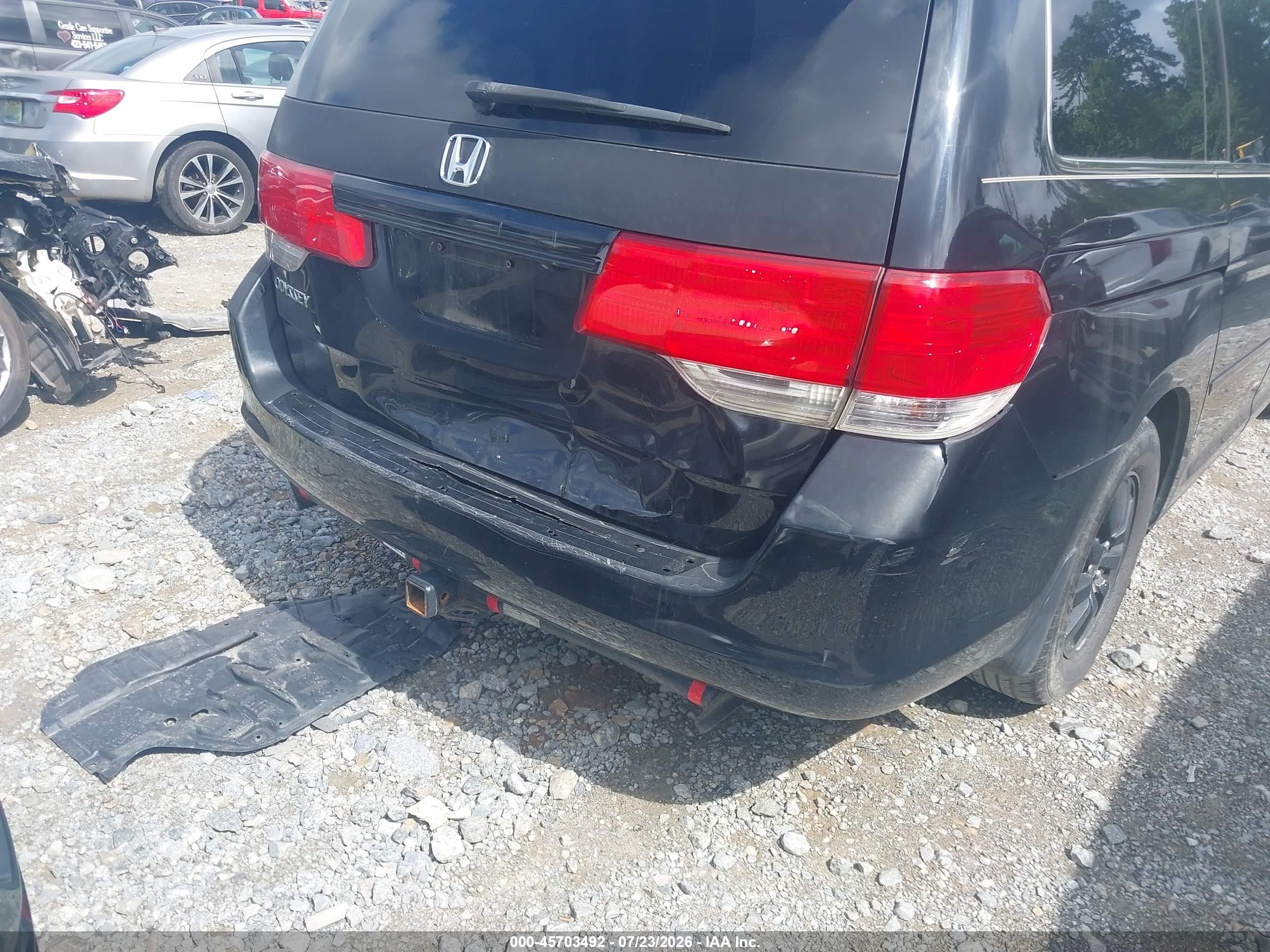 2008 Honda Odyssey Ex-l Черный vin: 5FNRL38628B030459