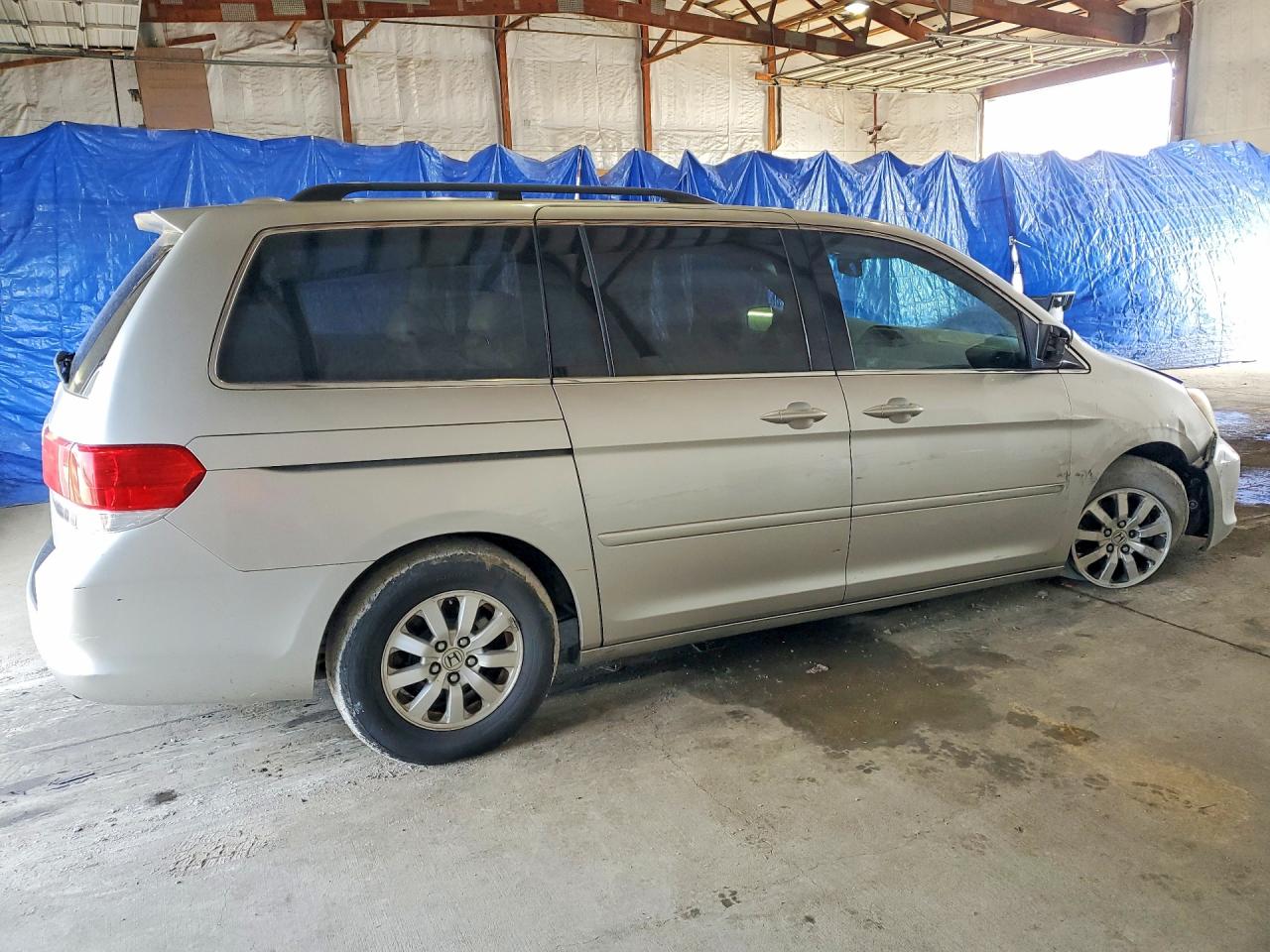 2008 Honda Odyssey Exl Silver vin: 5FNRL38628B109954