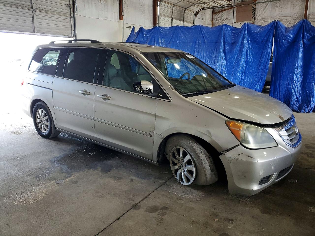 2008 Honda Odyssey Exl Silver vin: 5FNRL38628B109954