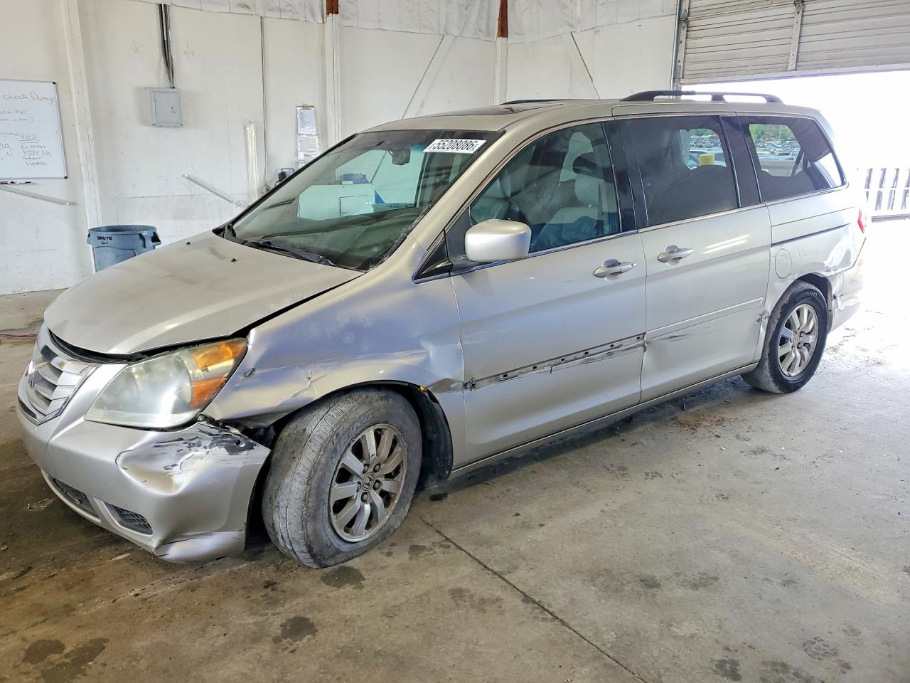 2008 Honda Odyssey Exl Silver vin: 5FNRL38628B109954
