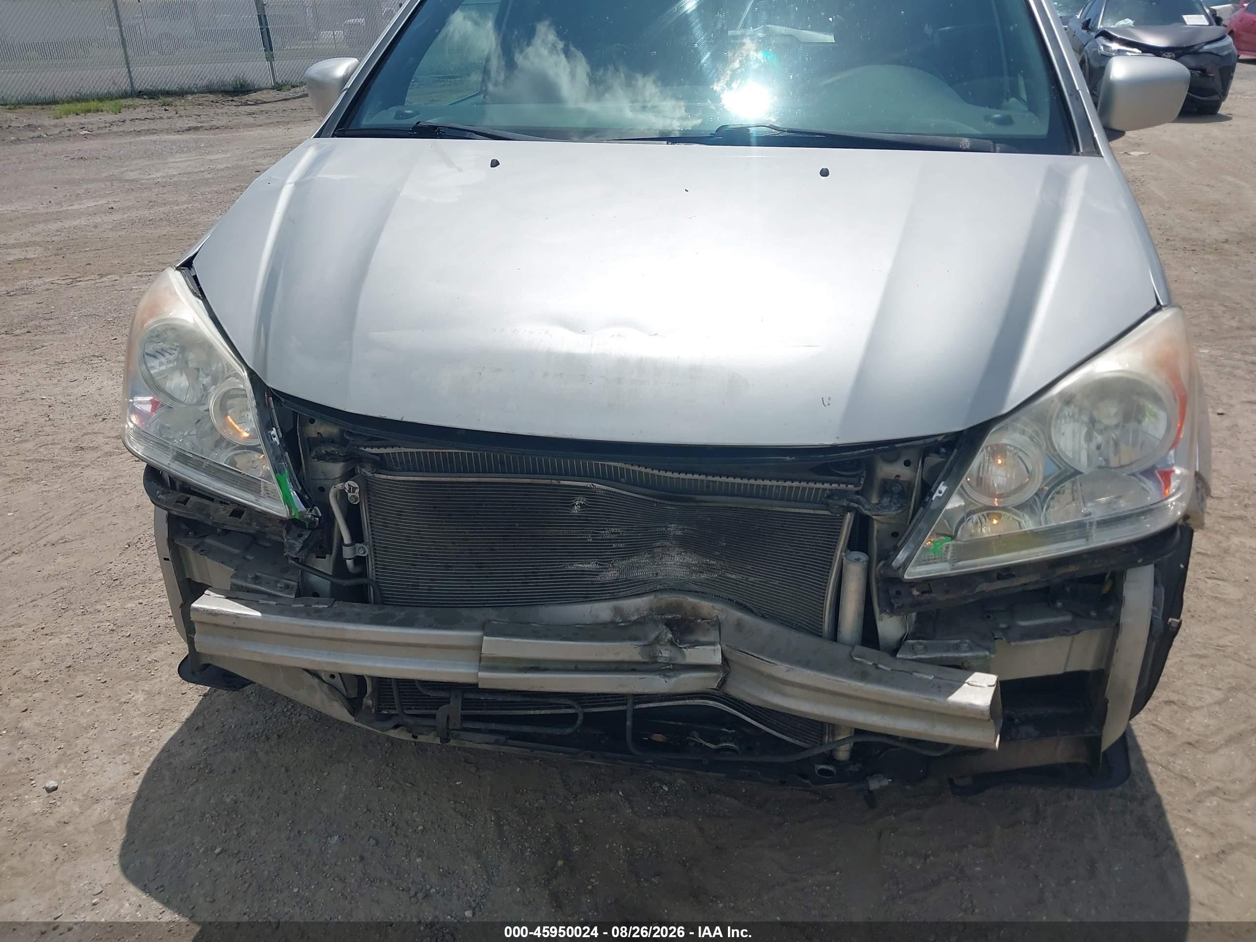2008 Honda Odyssey Ex-l Silver vin: 5FNRL38628B403774