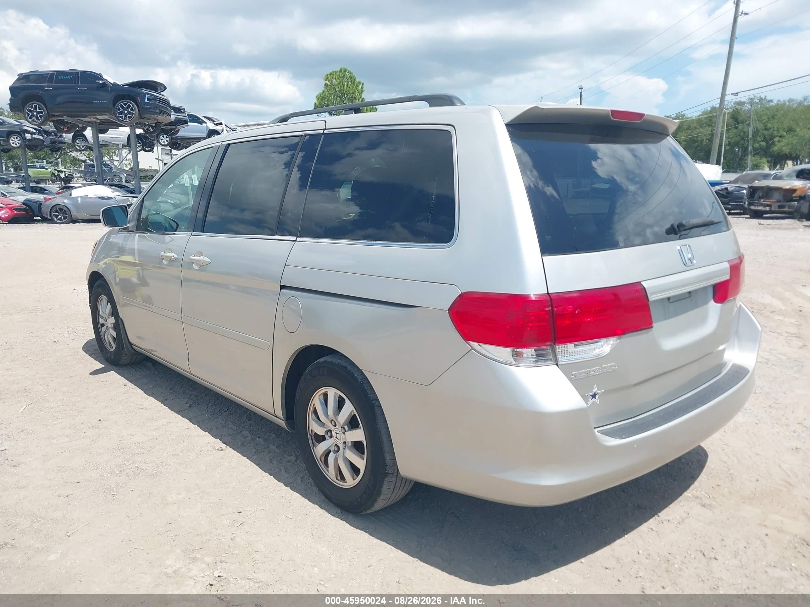 2008 Honda Odyssey Ex-l Silver vin: 5FNRL38628B403774