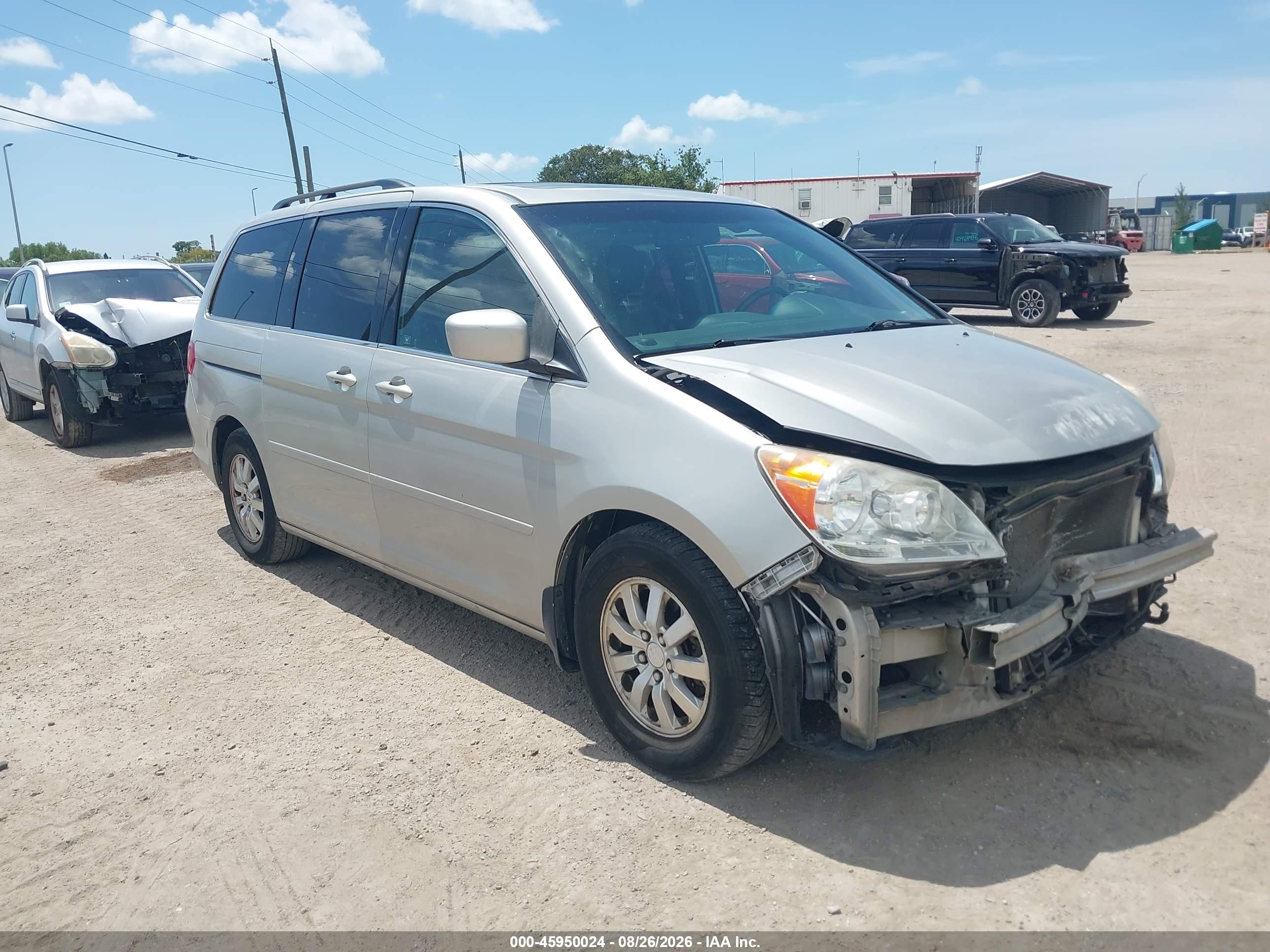 2008 Honda Odyssey Ex-l Silver vin: 5FNRL38628B403774