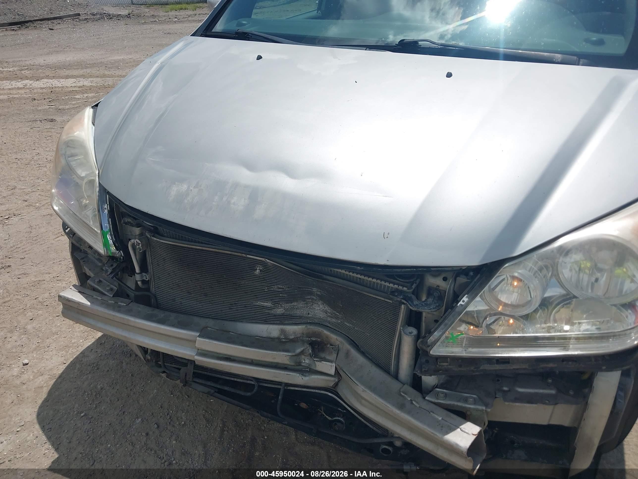 2008 Honda Odyssey Ex-l Silver vin: 5FNRL38628B403774