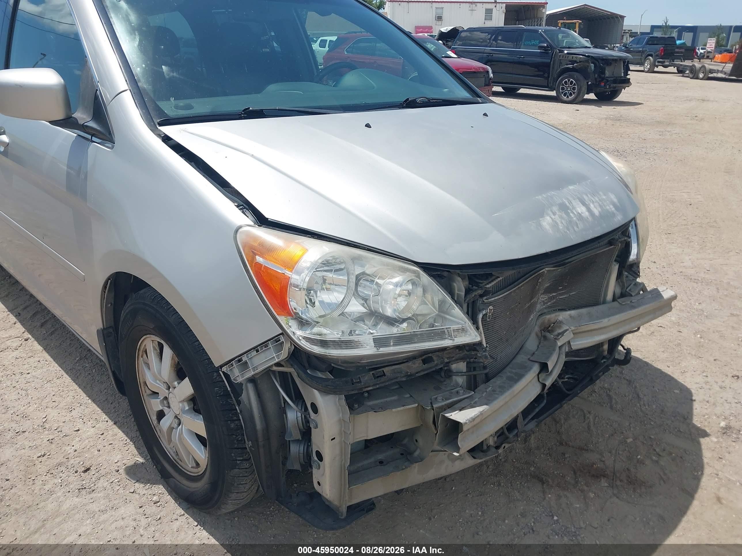 2008 Honda Odyssey Ex-l Silver vin: 5FNRL38628B403774
