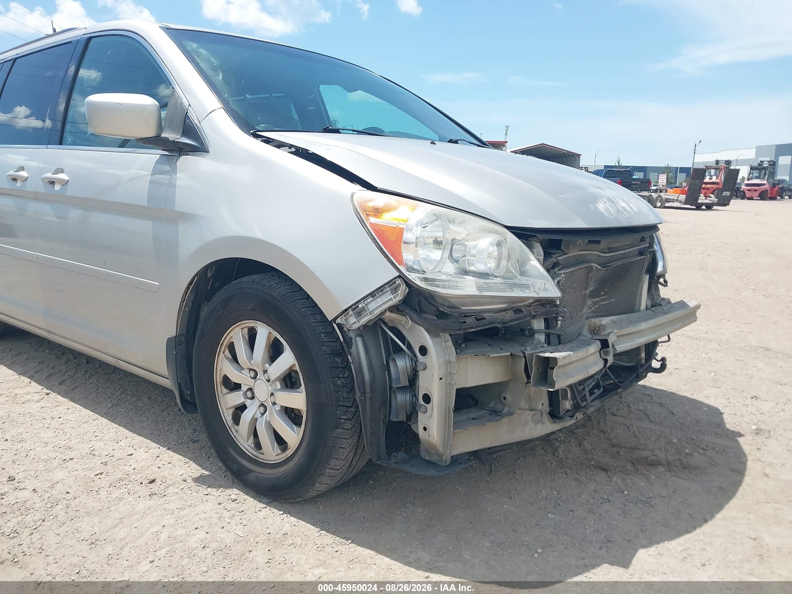 2008 Honda Odyssey Ex-l Silver vin: 5FNRL38628B403774