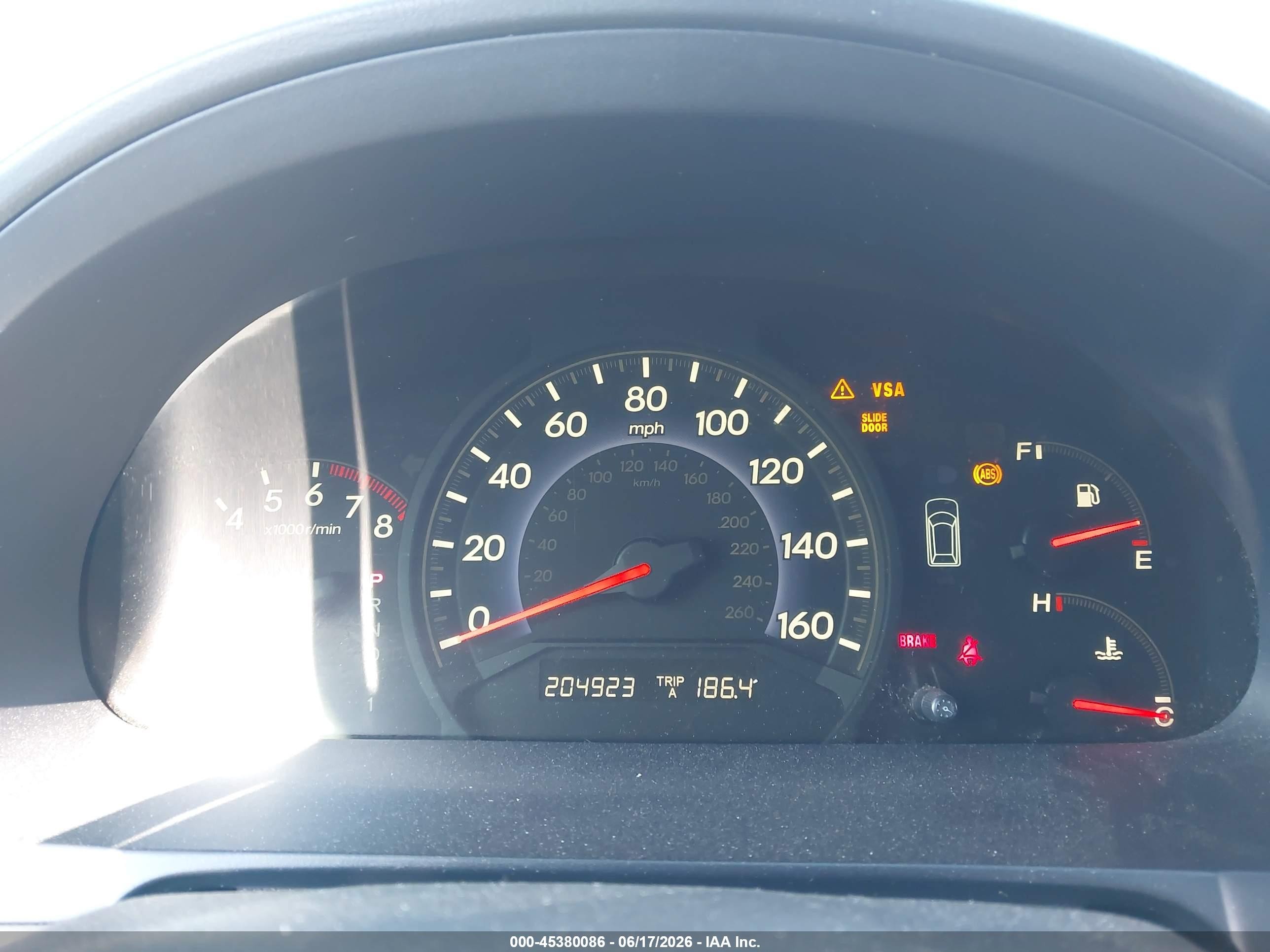 2008 Honda Odyssey Ex-l Silver vin: 5FNRL38628B409350