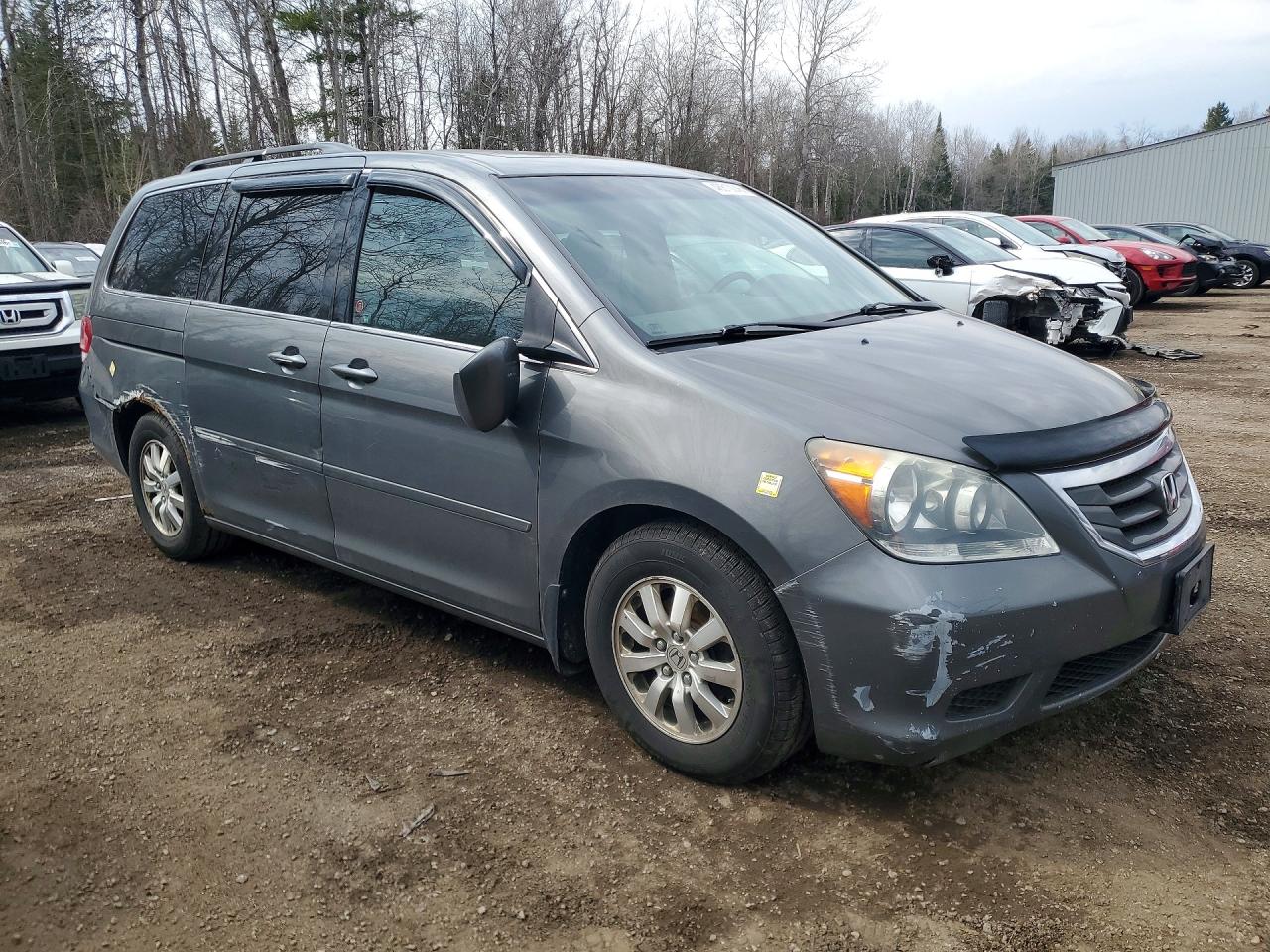 2008 Honda Odyssey Exl Gray vin: 5FNRL38628B501784