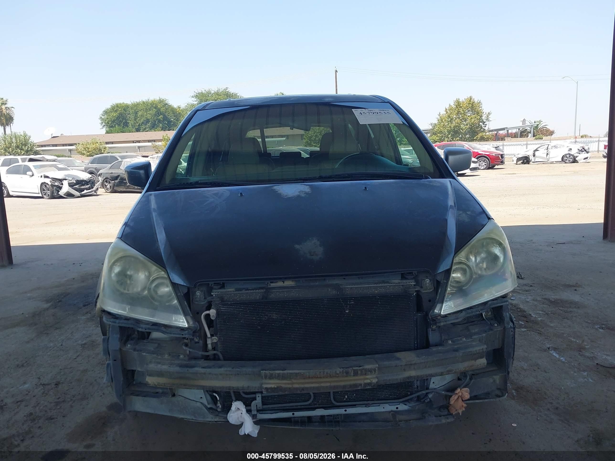 2005 Honda Odyssey Ex-l Navy vin: 5FNRL38635B042115