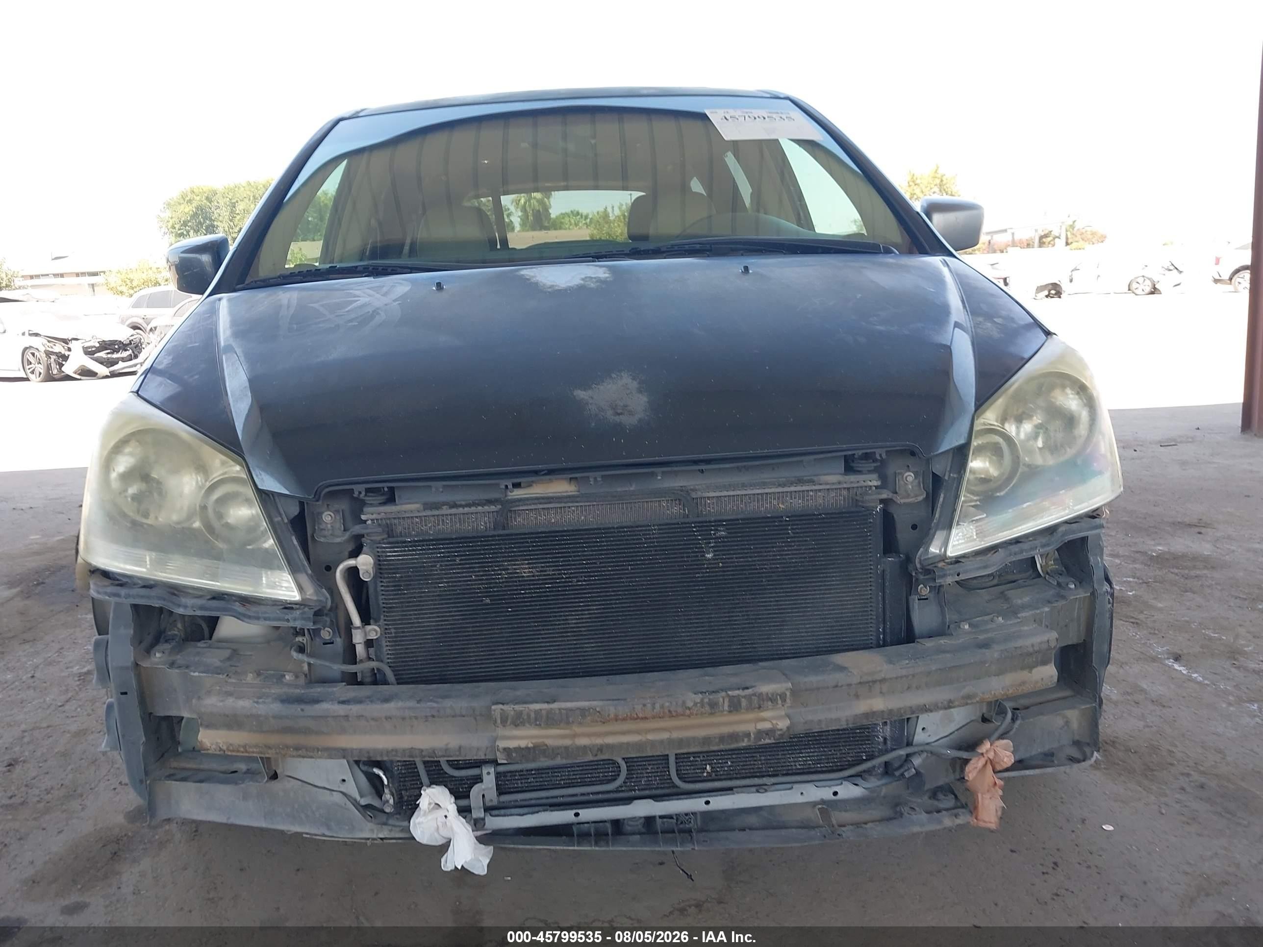 2005 Honda Odyssey Ex-l Navy vin: 5FNRL38635B042115