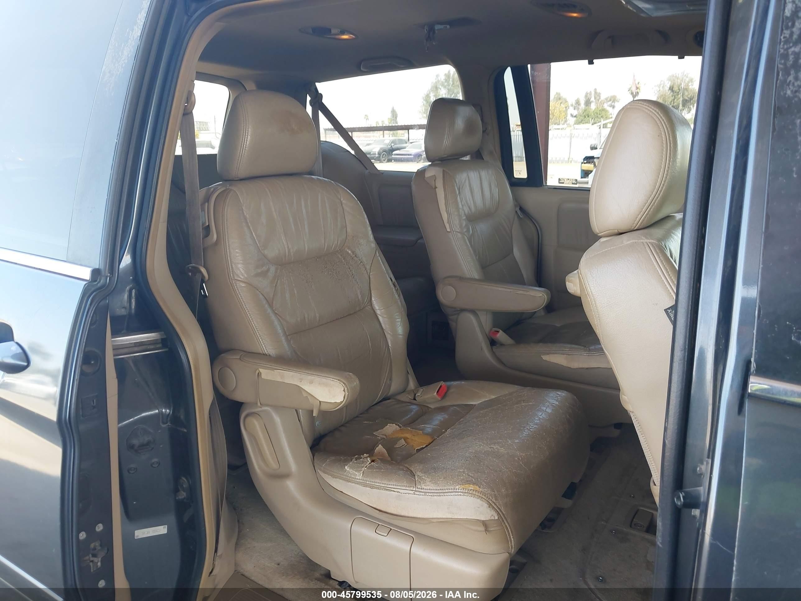 2005 Honda Odyssey Ex-l Navy vin: 5FNRL38635B042115
