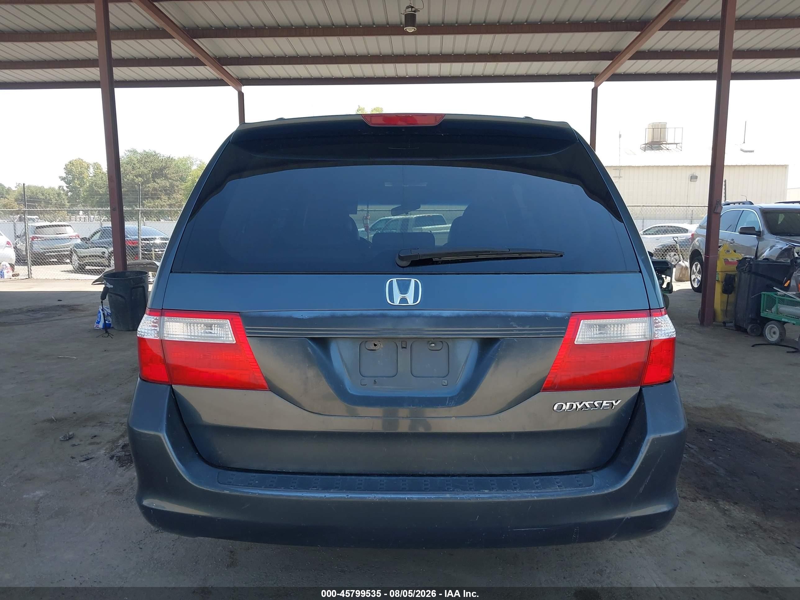 2005 Honda Odyssey Ex-l Navy vin: 5FNRL38635B042115