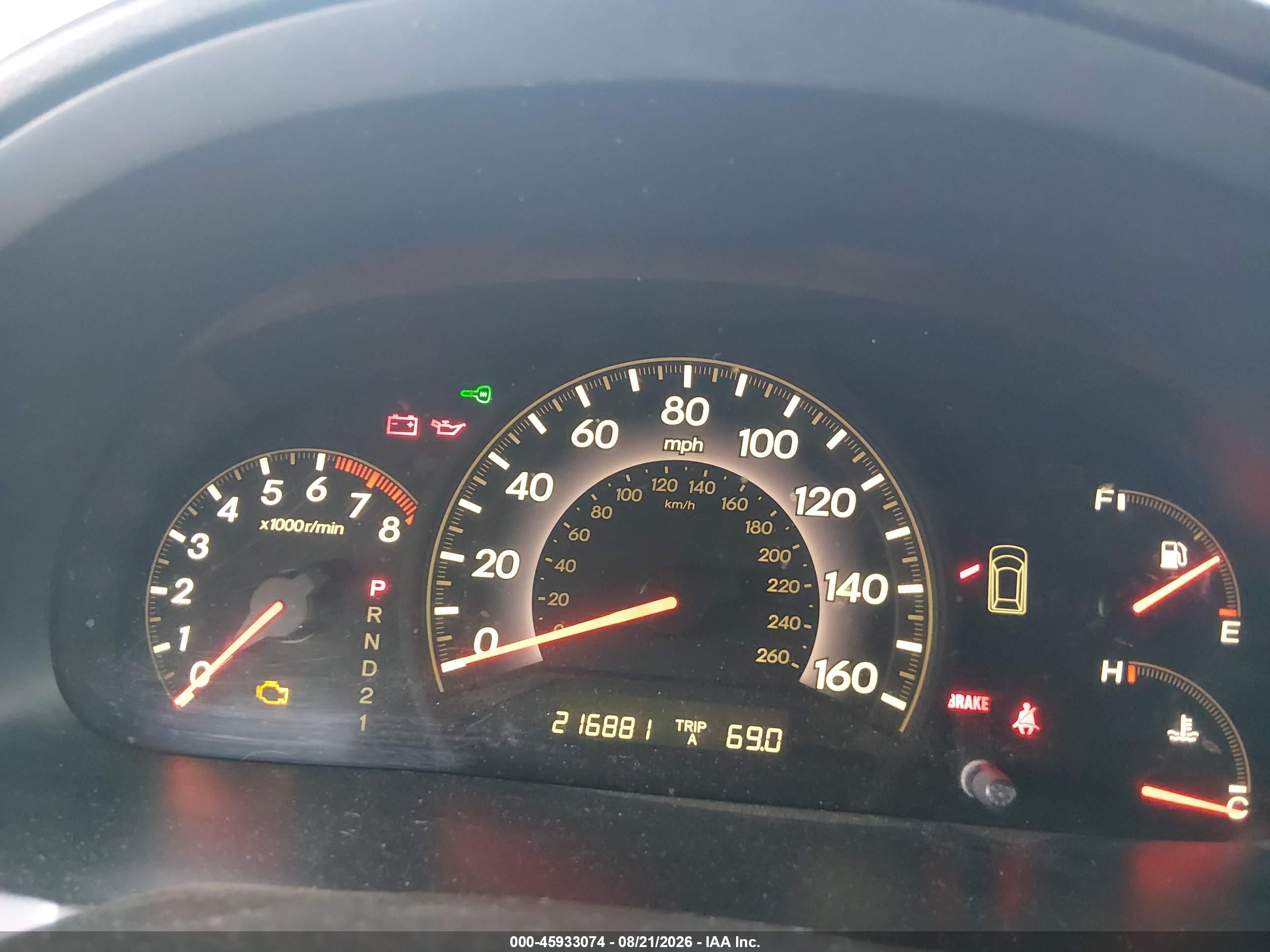 2005 Honda Odyssey Ex-l Maroon vin: 5FNRL38635B417405