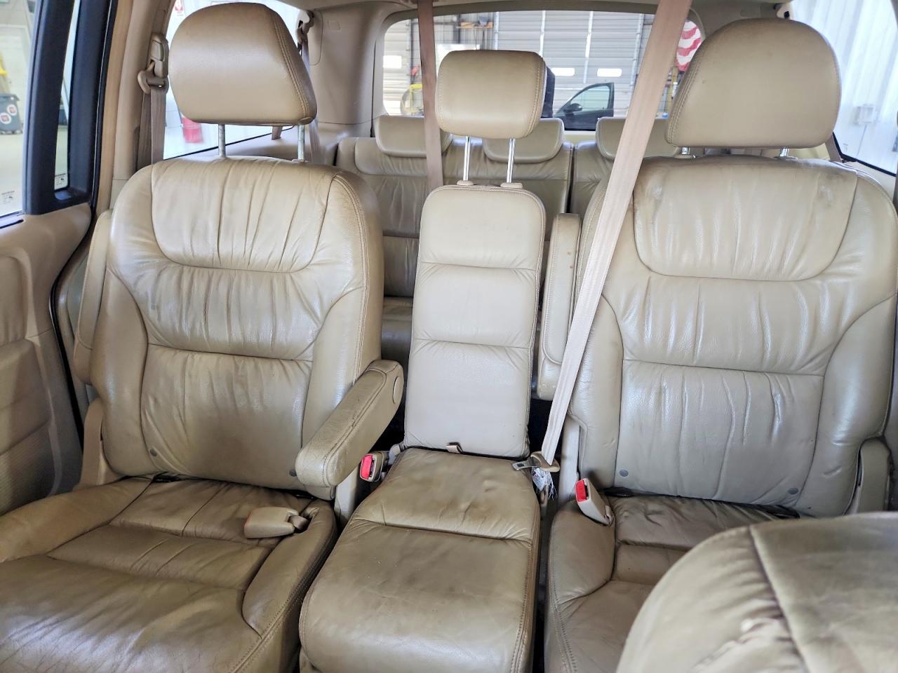 2005 Honda Odyssey Exl White vin: 5FNRL38635B424550