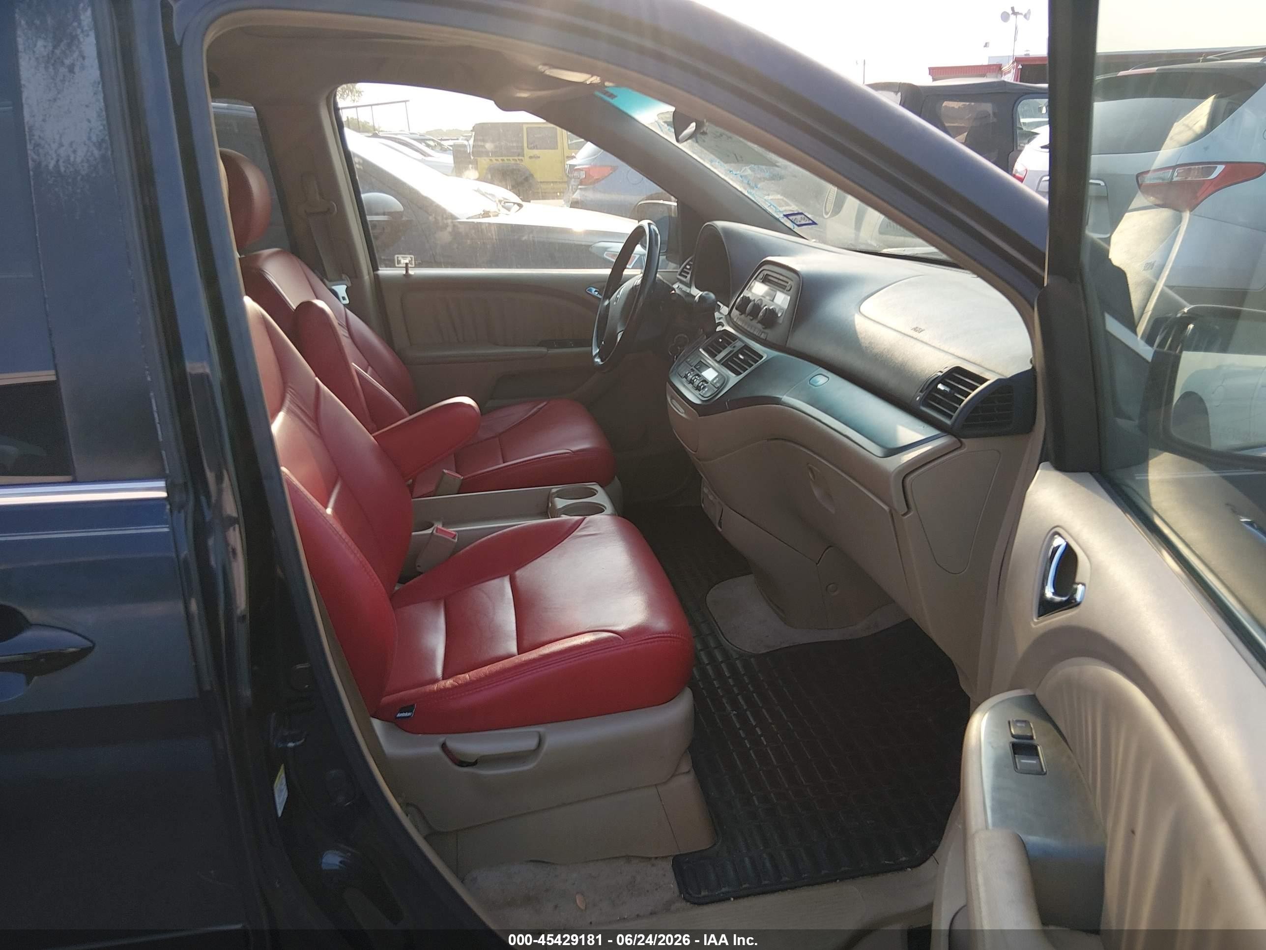 2006 Honda Odyssey Ex-l Black vin: 5FNRL38636B067324