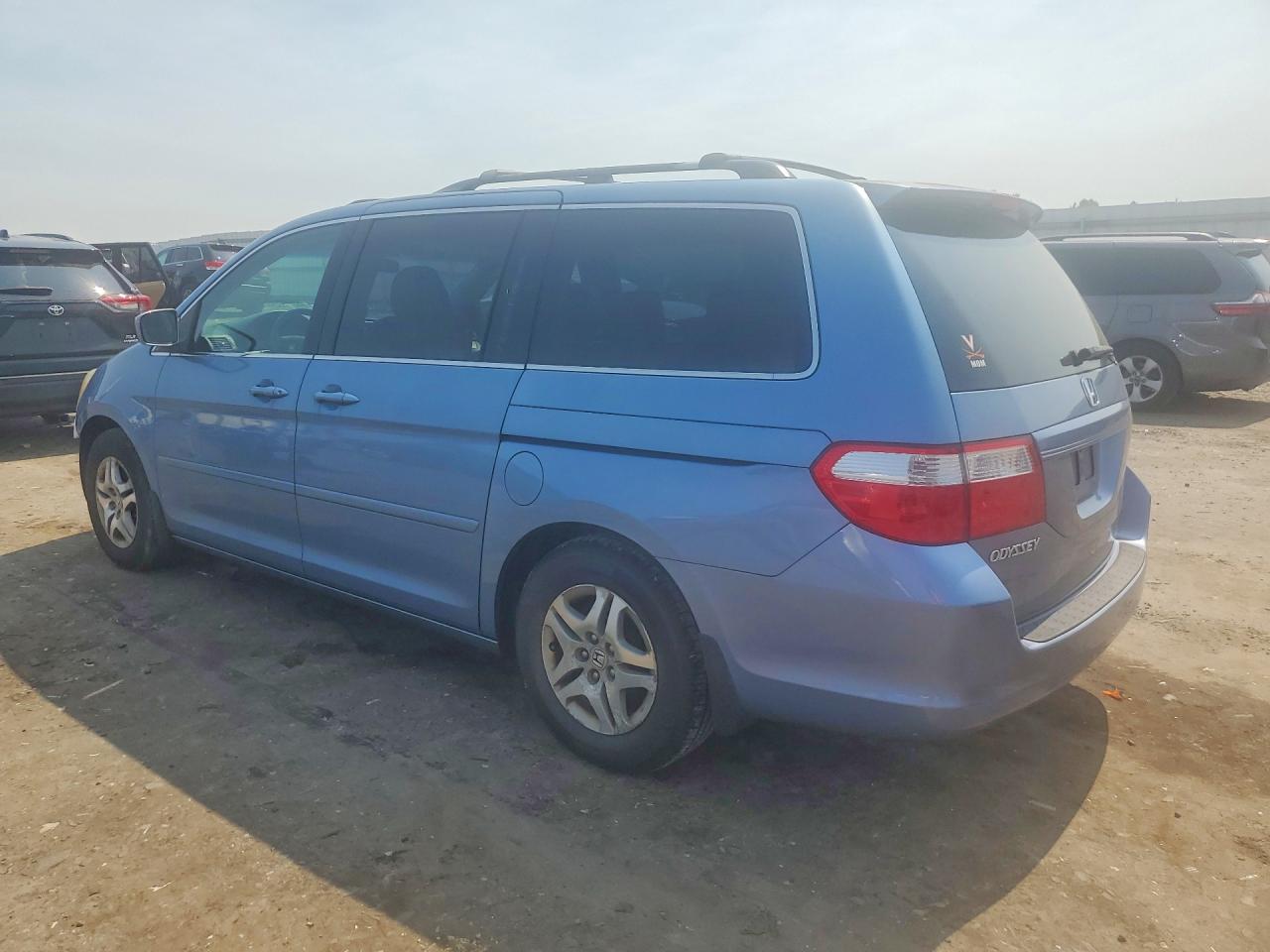 2006 Honda Odyssey Exl Blue vin: 5FNRL38636B096550