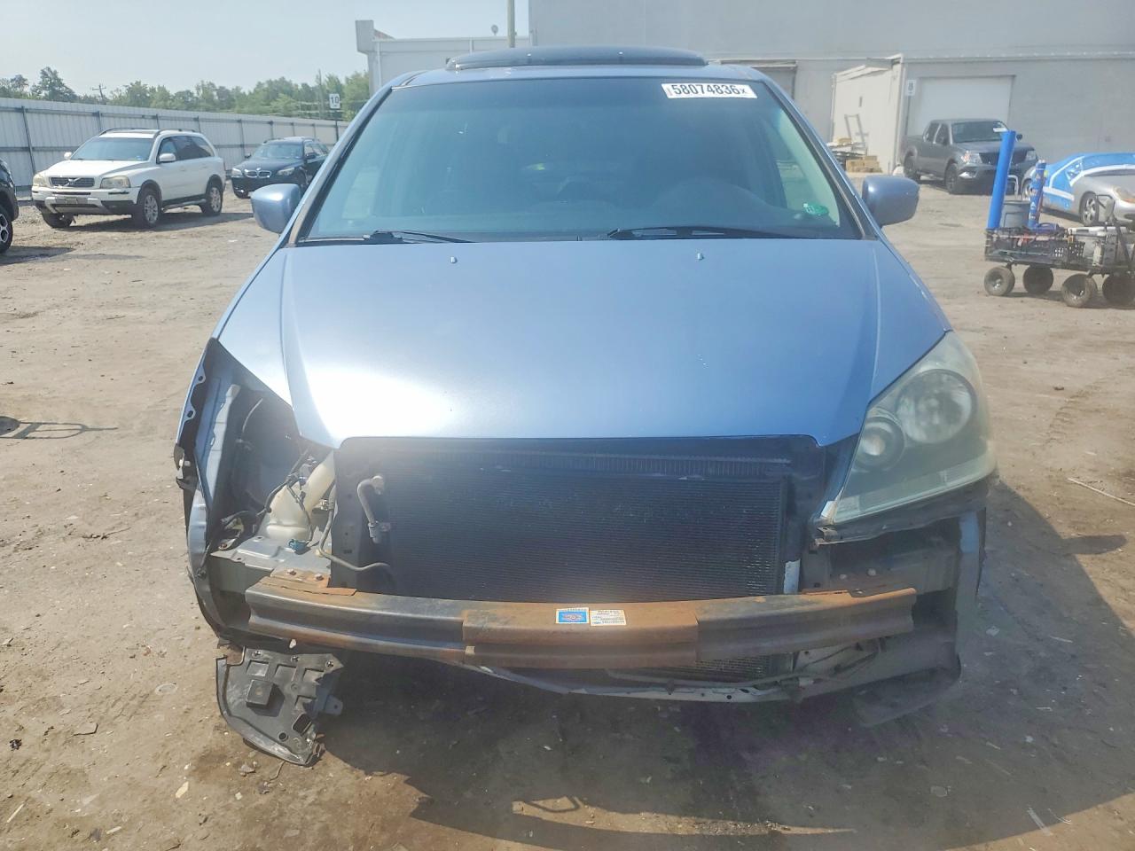 2006 Honda Odyssey Exl Blue vin: 5FNRL38636B096550