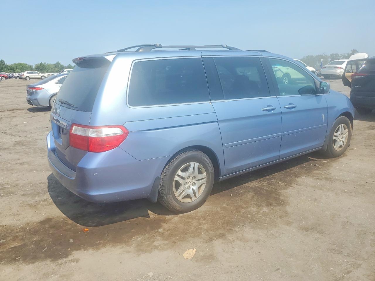 2006 Honda Odyssey Exl Blue vin: 5FNRL38636B096550