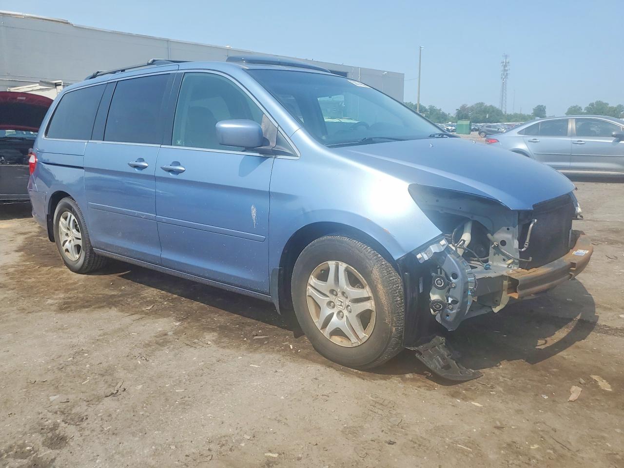 2006 Honda Odyssey Exl Blue vin: 5FNRL38636B096550