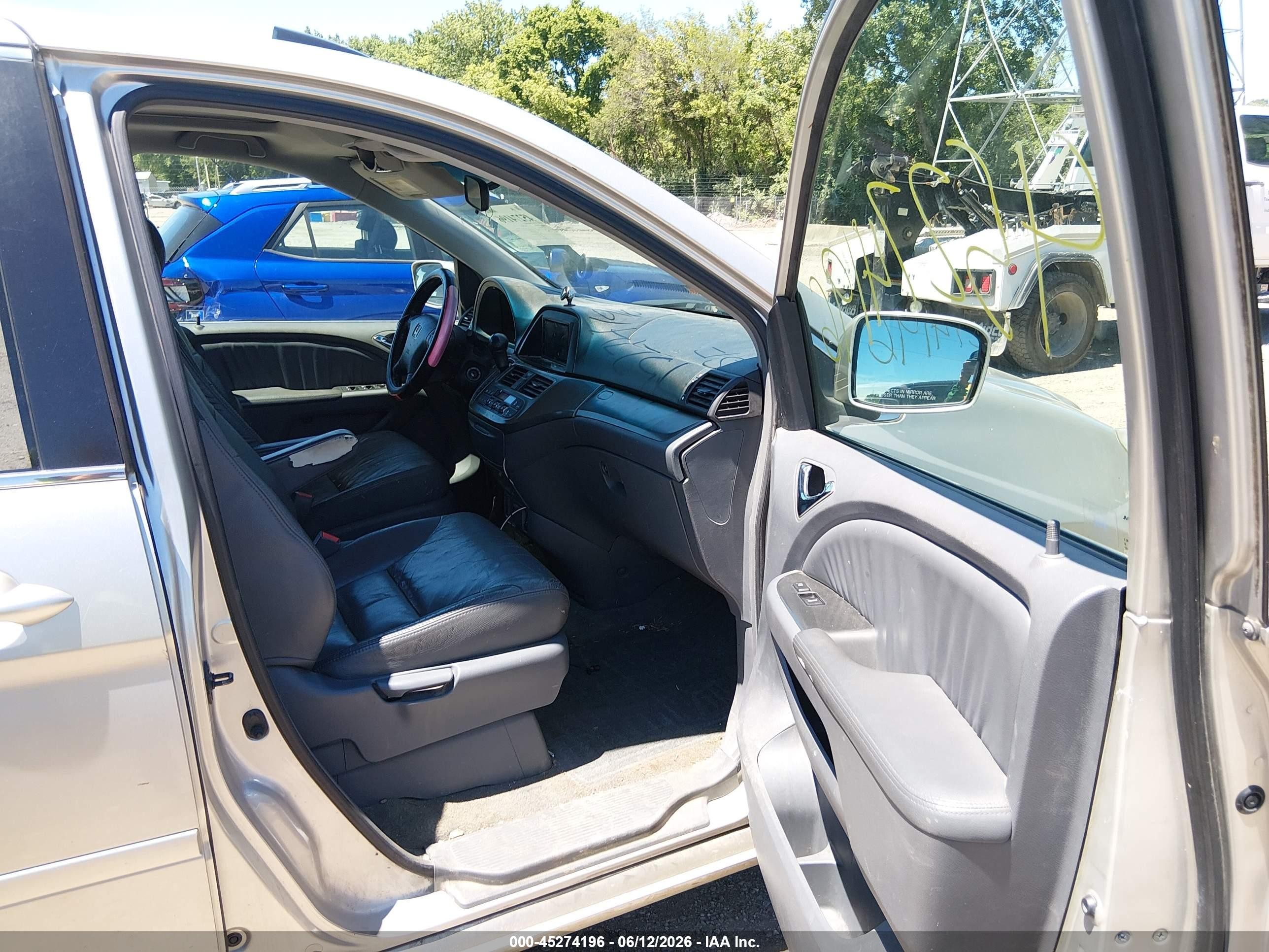 2006 Honda Odyssey Ex-l Серебряный vin: 5FNRL38636B457372