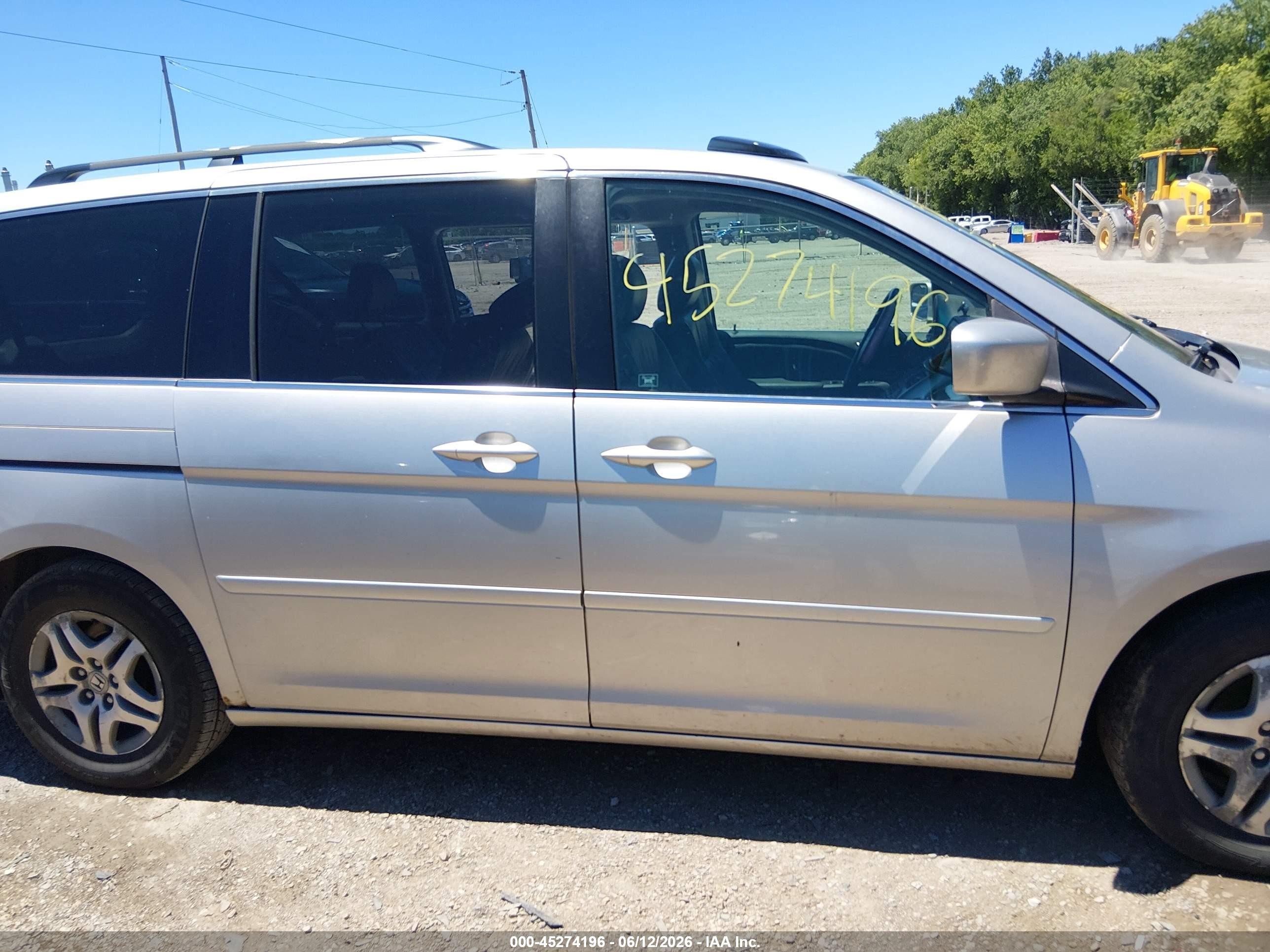 2006 Honda Odyssey Ex-l Серебряный vin: 5FNRL38636B457372