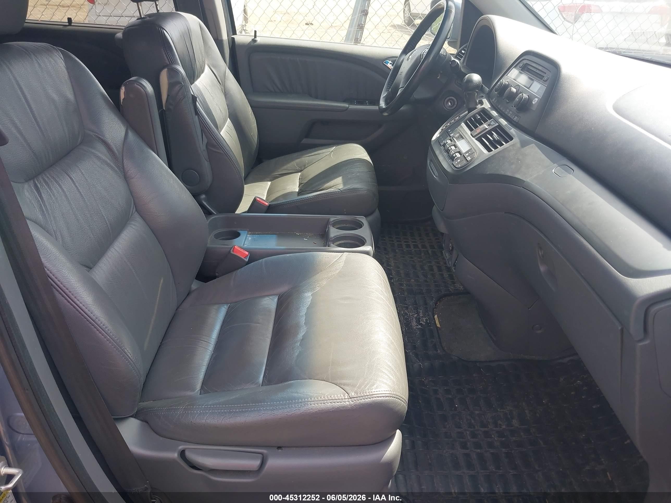 2007 Honda Odyssey Ex-l Light Blue vin: 5FNRL38637B001518