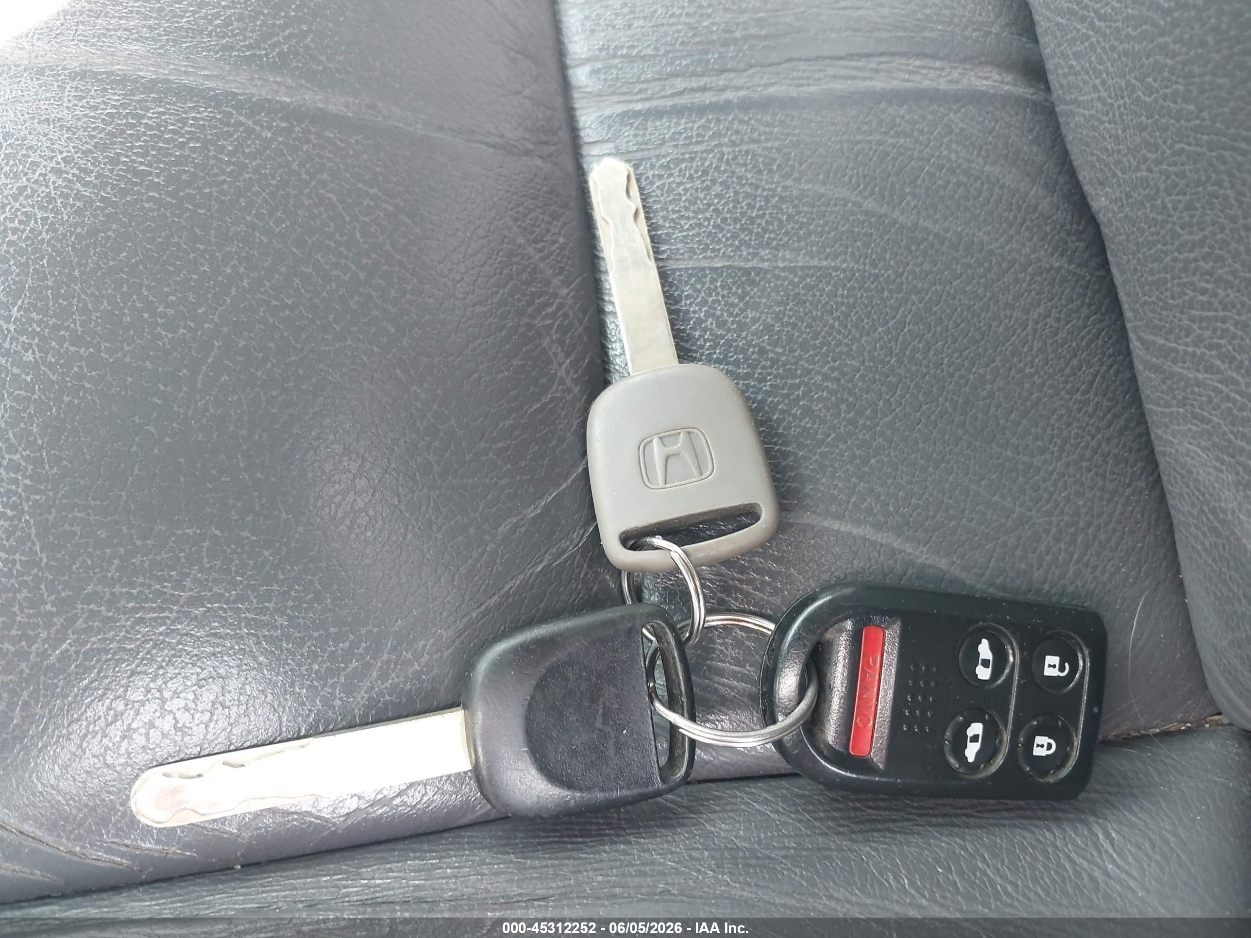 2007 Honda Odyssey Ex-l Light Blue vin: 5FNRL38637B001518