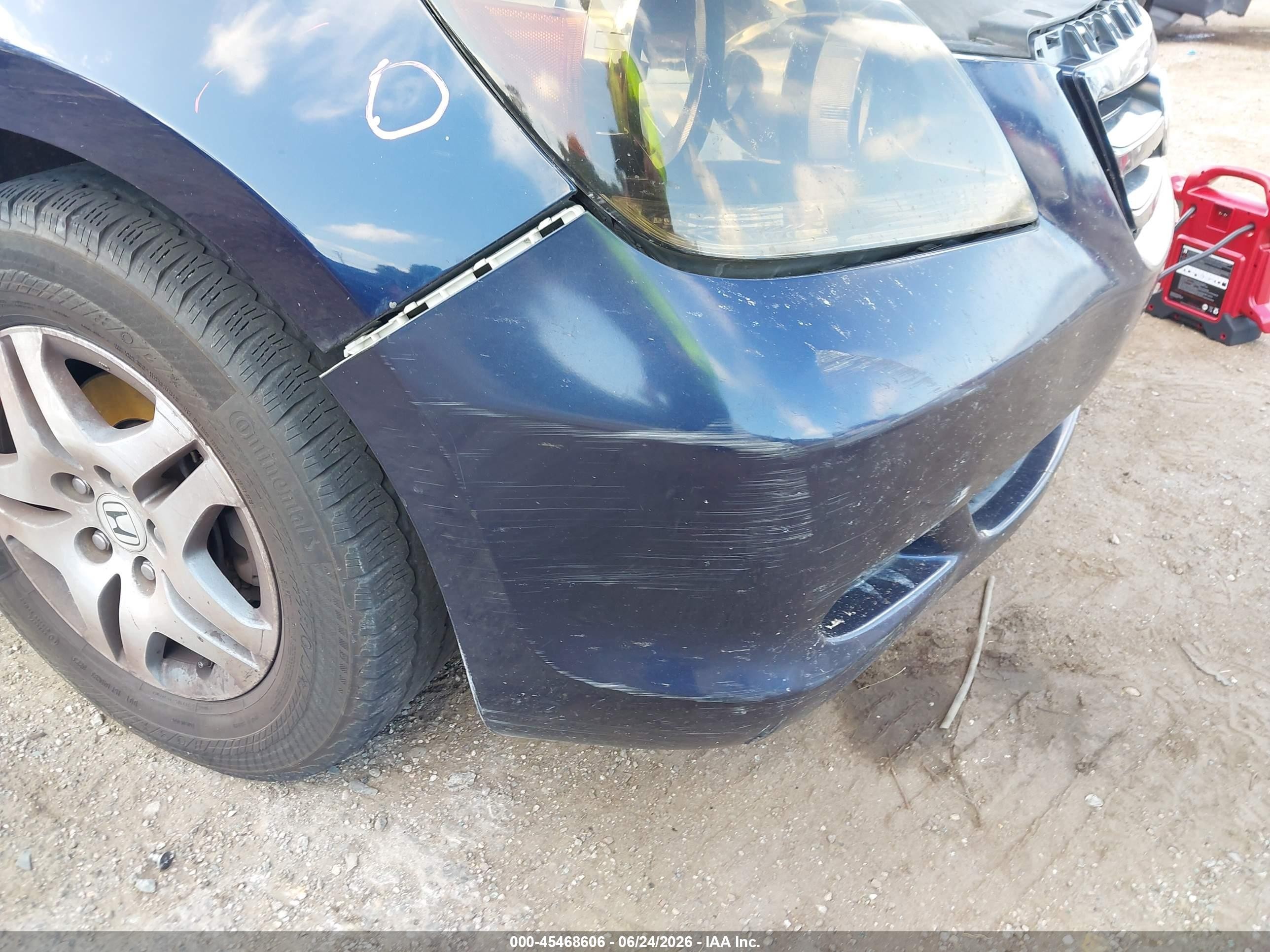 2007 Honda Odyssey Ex-l Dark Blue vin: 5FNRL38637B010932