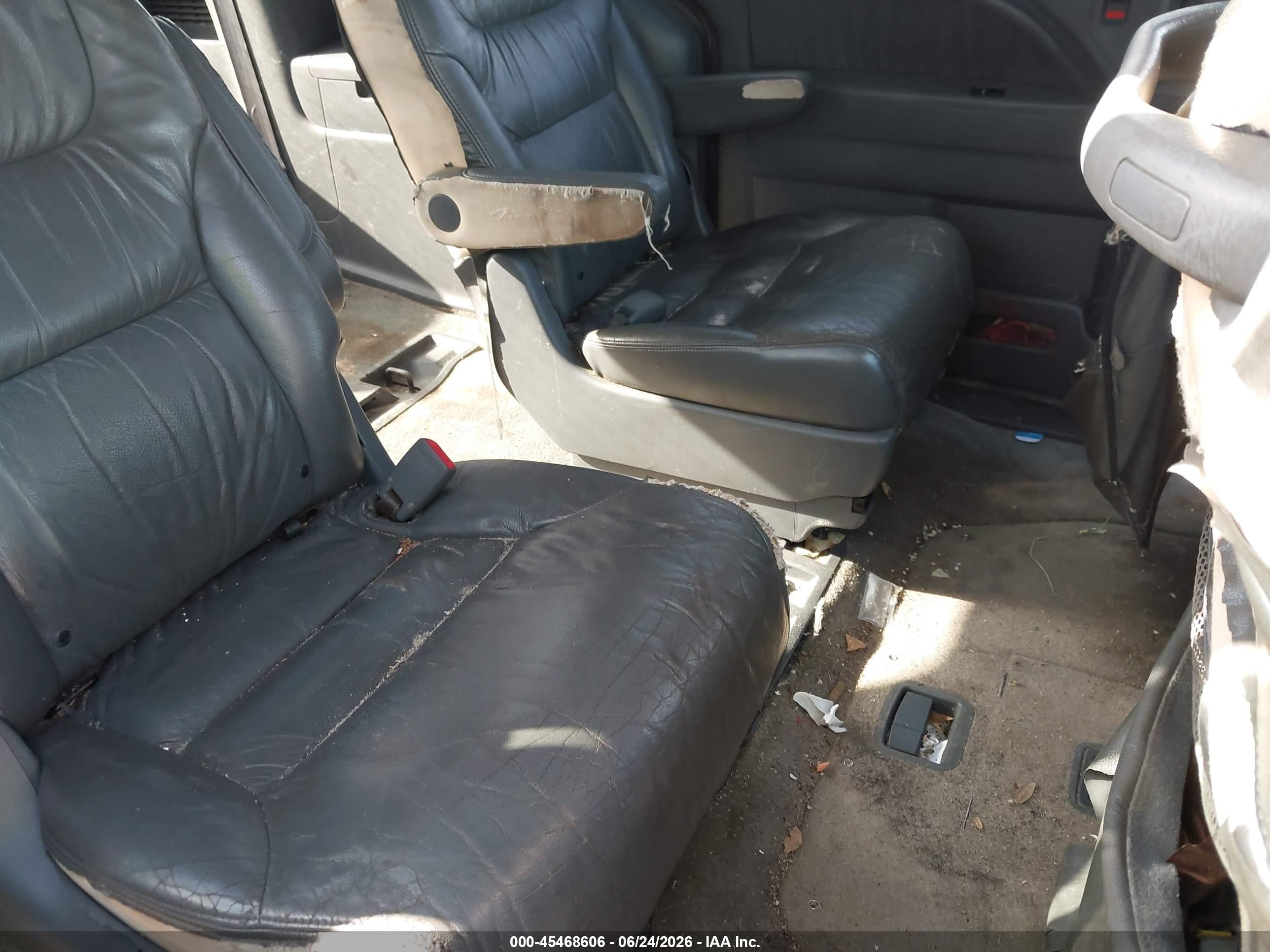 2007 Honda Odyssey Ex-l Dark Blue vin: 5FNRL38637B010932
