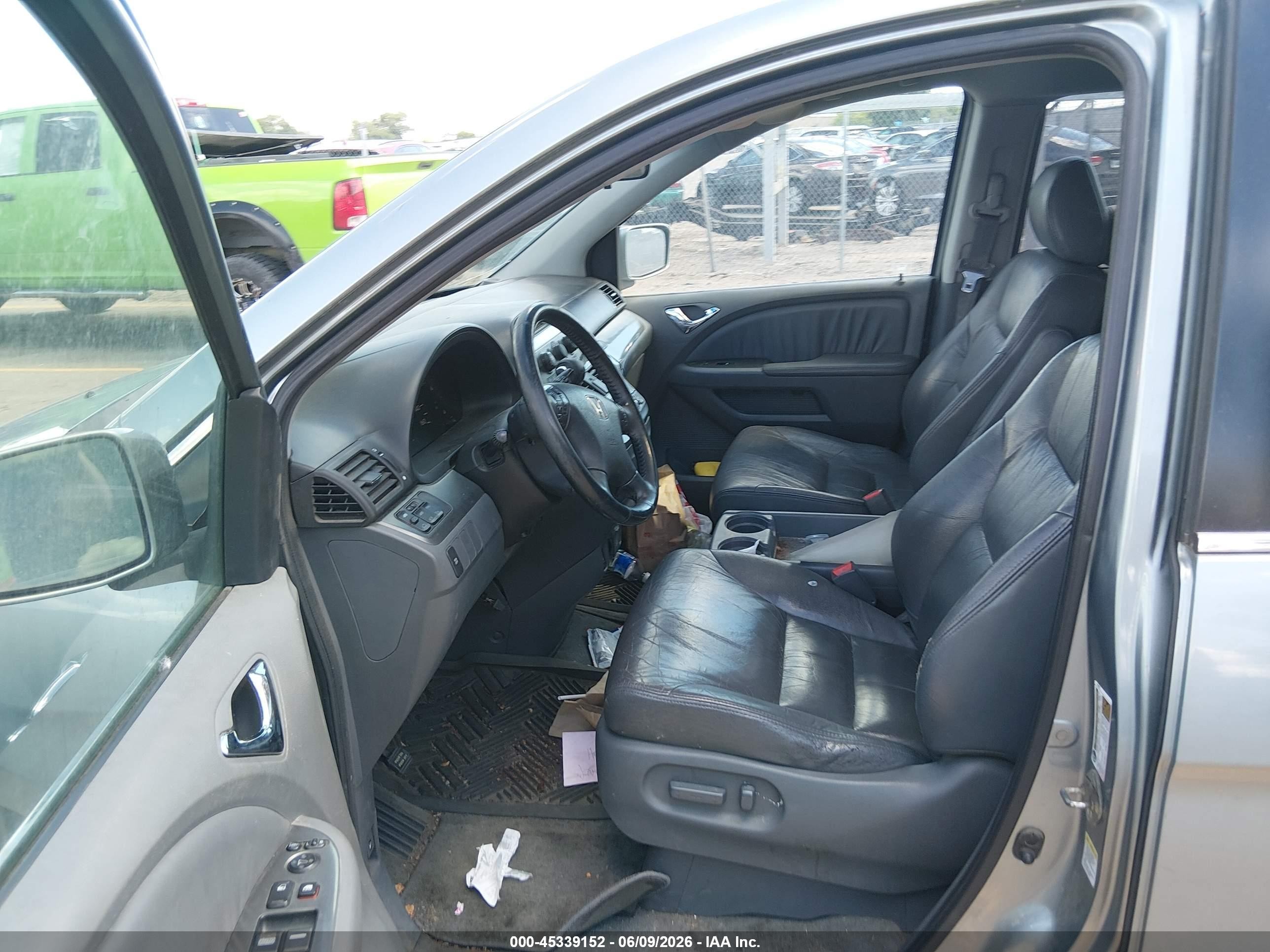 2007 Honda Odyssey Ex-l Синий vin: 5FNRL38637B011921