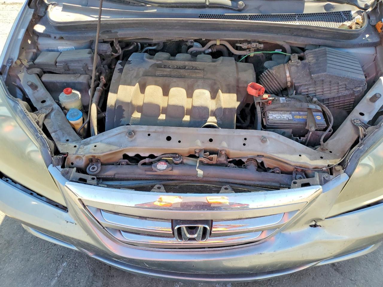 2007 Honda Odyssey Exl Silver vin: 5FNRL38637B044580