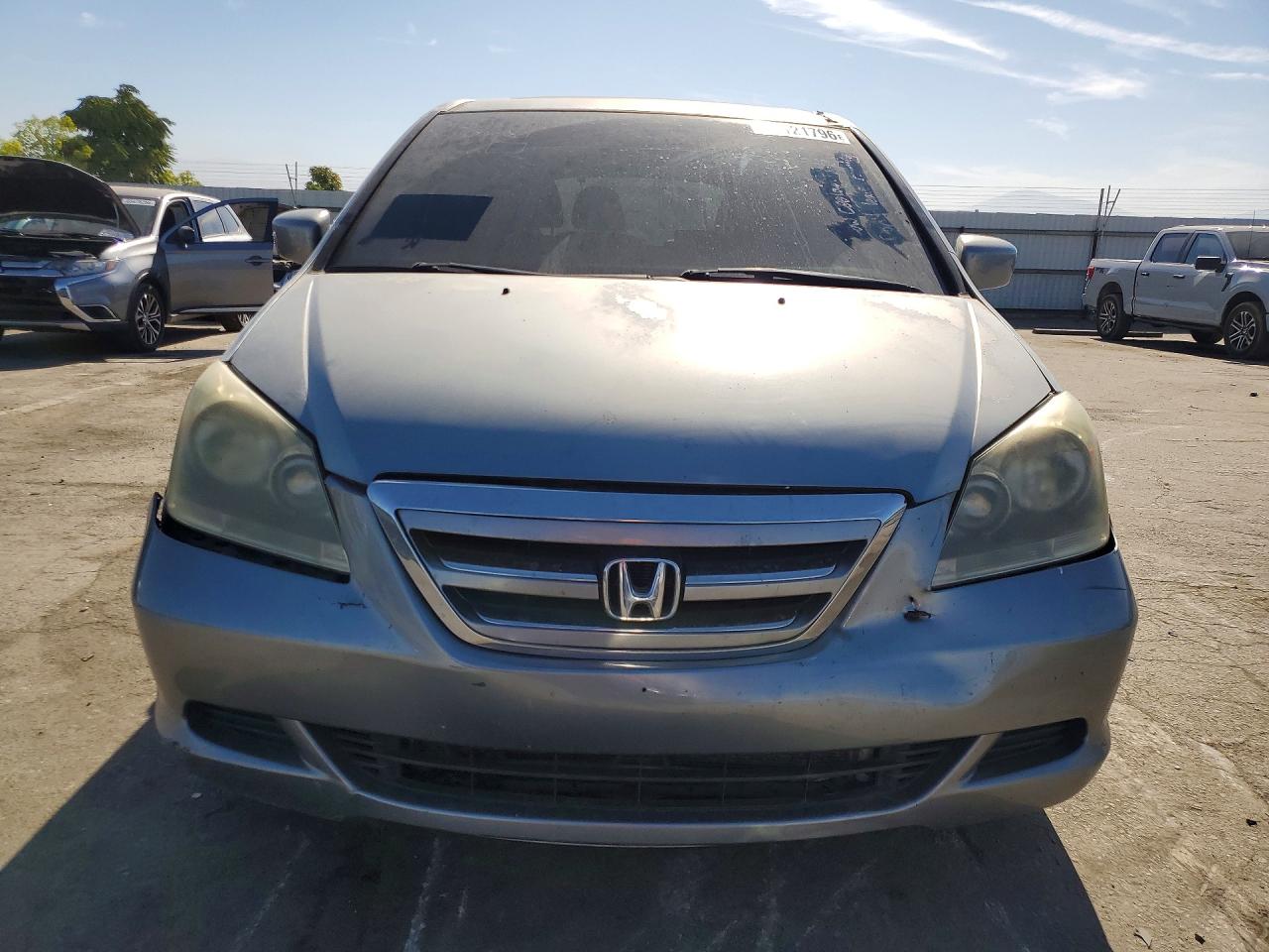 2007 Honda Odyssey Exl Silver vin: 5FNRL38637B044580