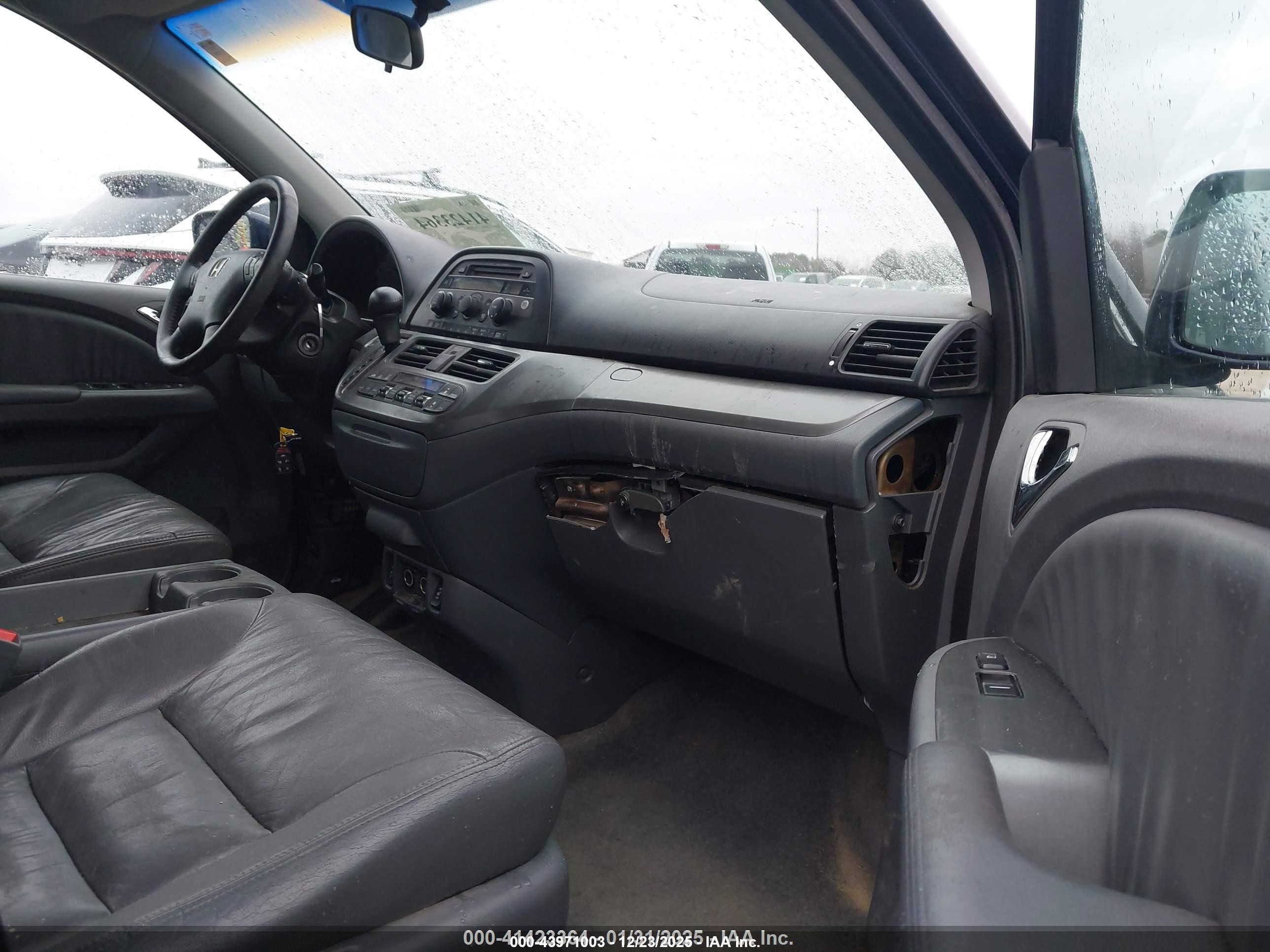 2007 Honda Odyssey Ex-l Dark Blue vin: 5FNRL38637B130102