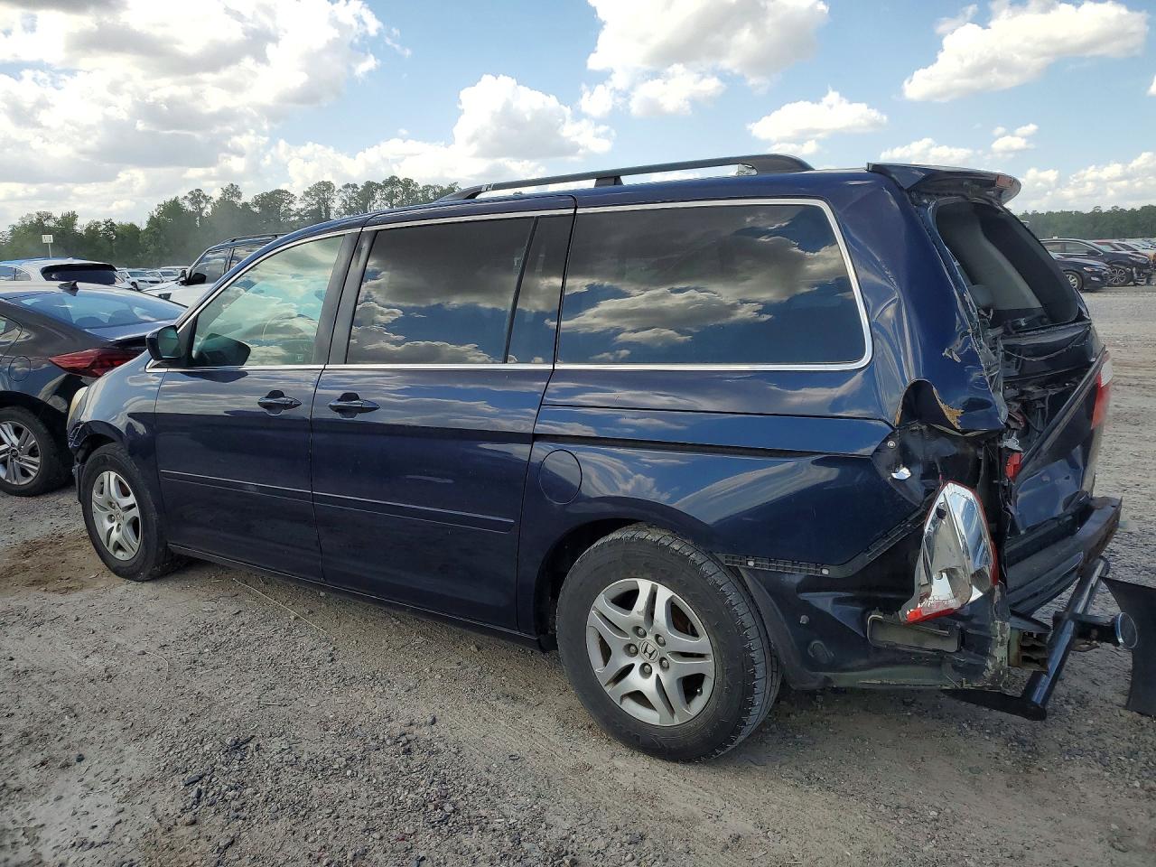 2007 Honda Odyssey Exl Blue vin: 5FNRL38637B131945