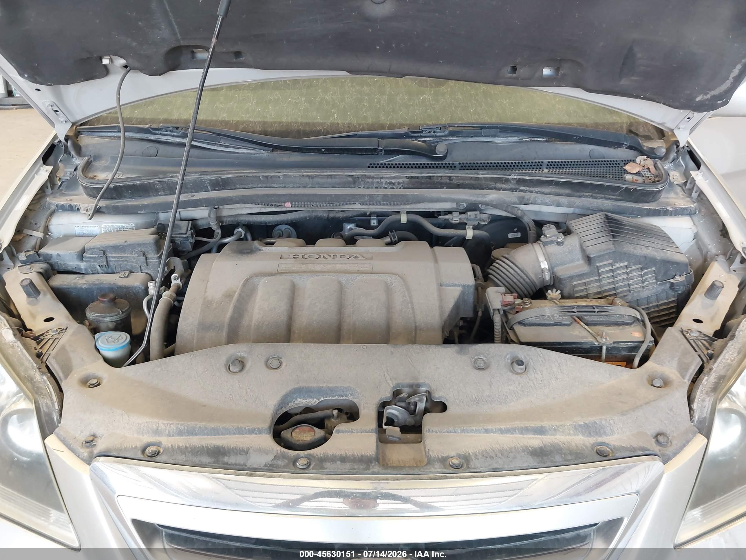 2007 Honda Odyssey Ex-l Серебряный vin: 5FNRL38637B402759