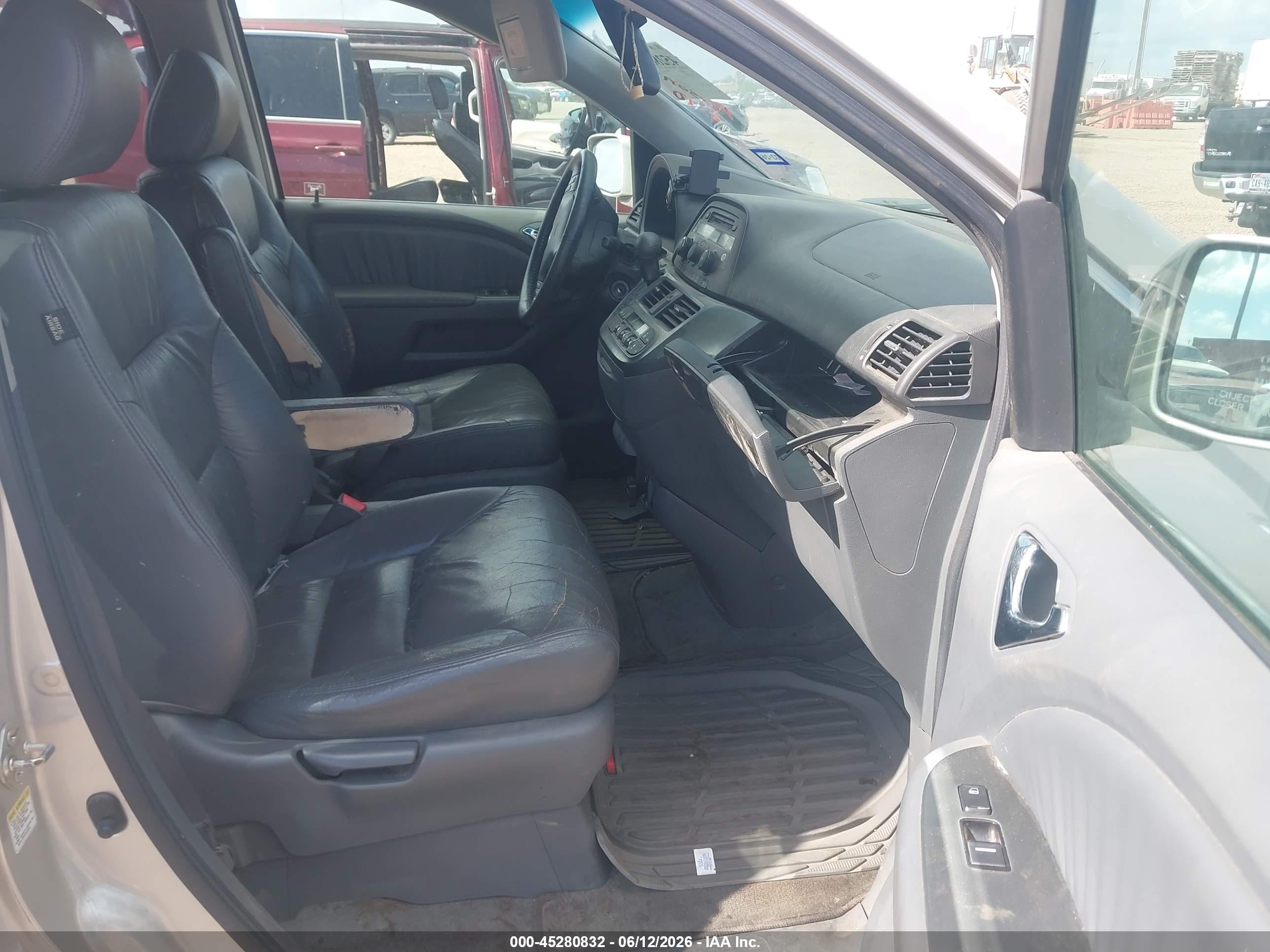 2007 Honda Odyssey Ex-l Silver vin: 5FNRL38637B410182