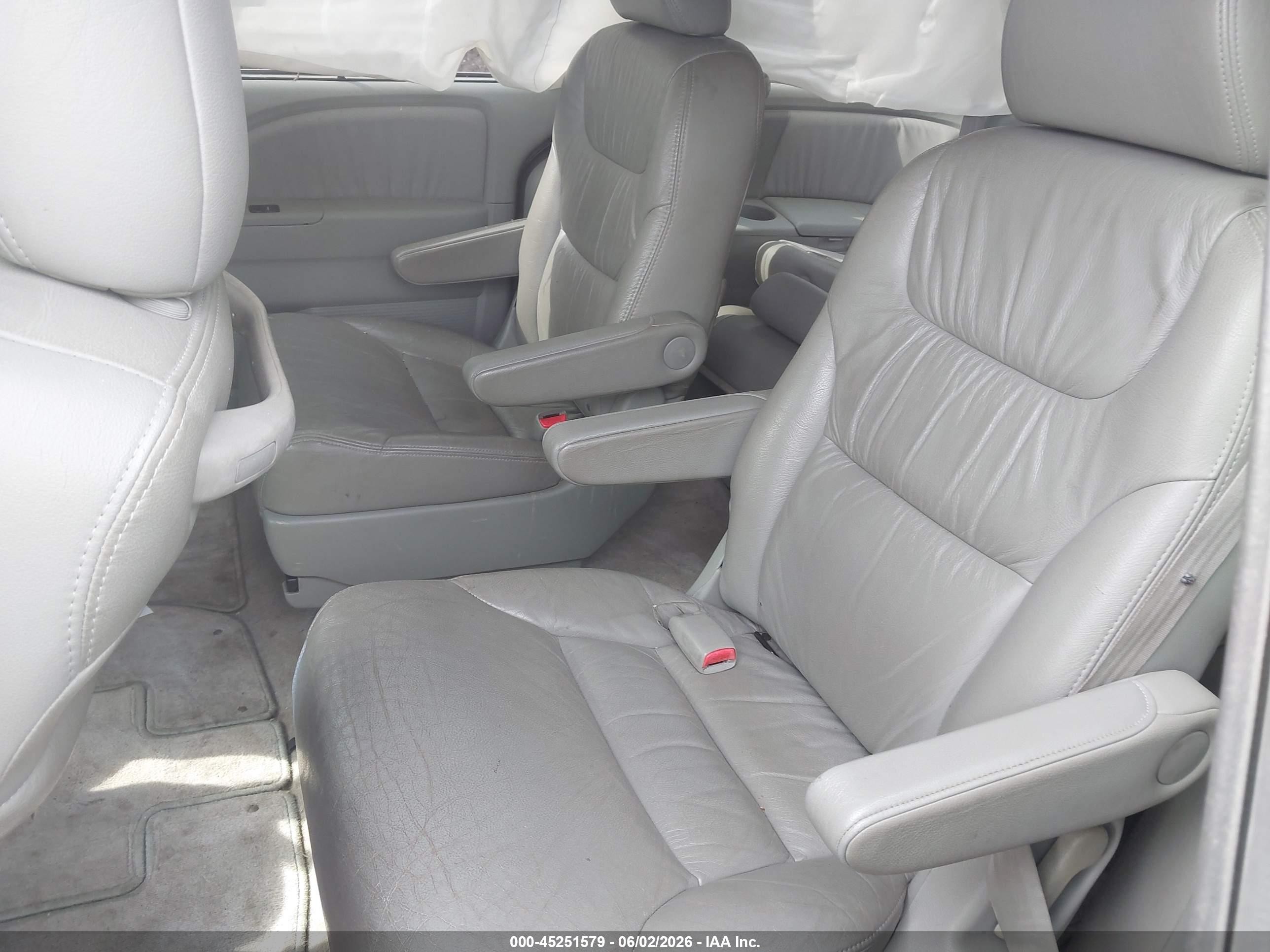 2007 Honda Odyssey Ex-l Gray vin: 5FNRL38637B440816