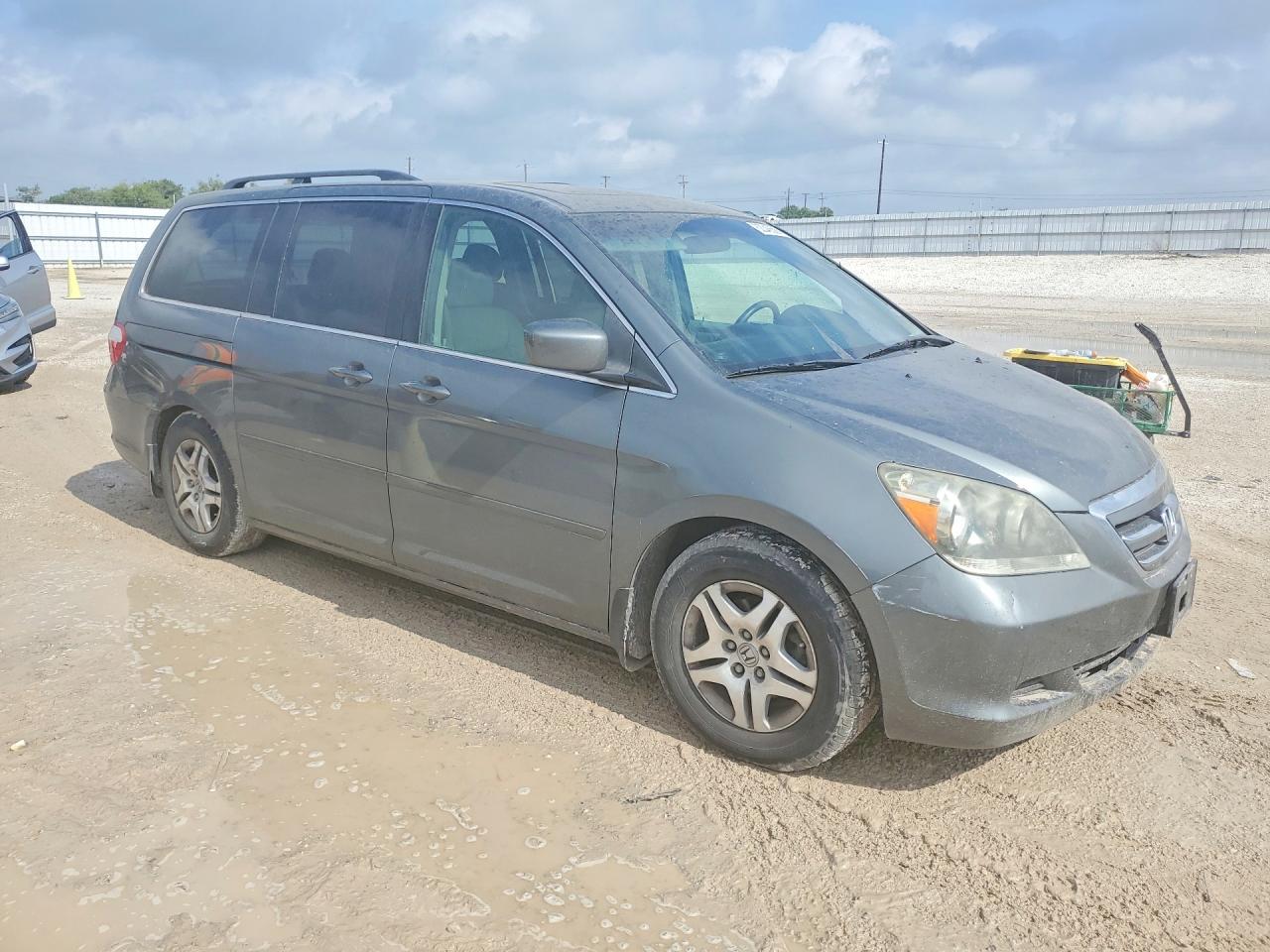 2007 Honda Odyssey Exl Gray vin: 5FNRL38637B443263