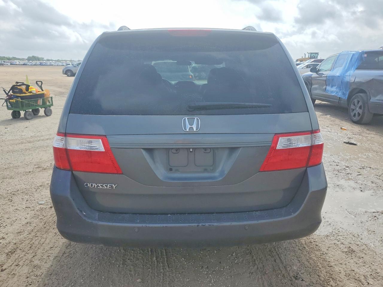 2007 Honda Odyssey Exl Gray vin: 5FNRL38637B443263