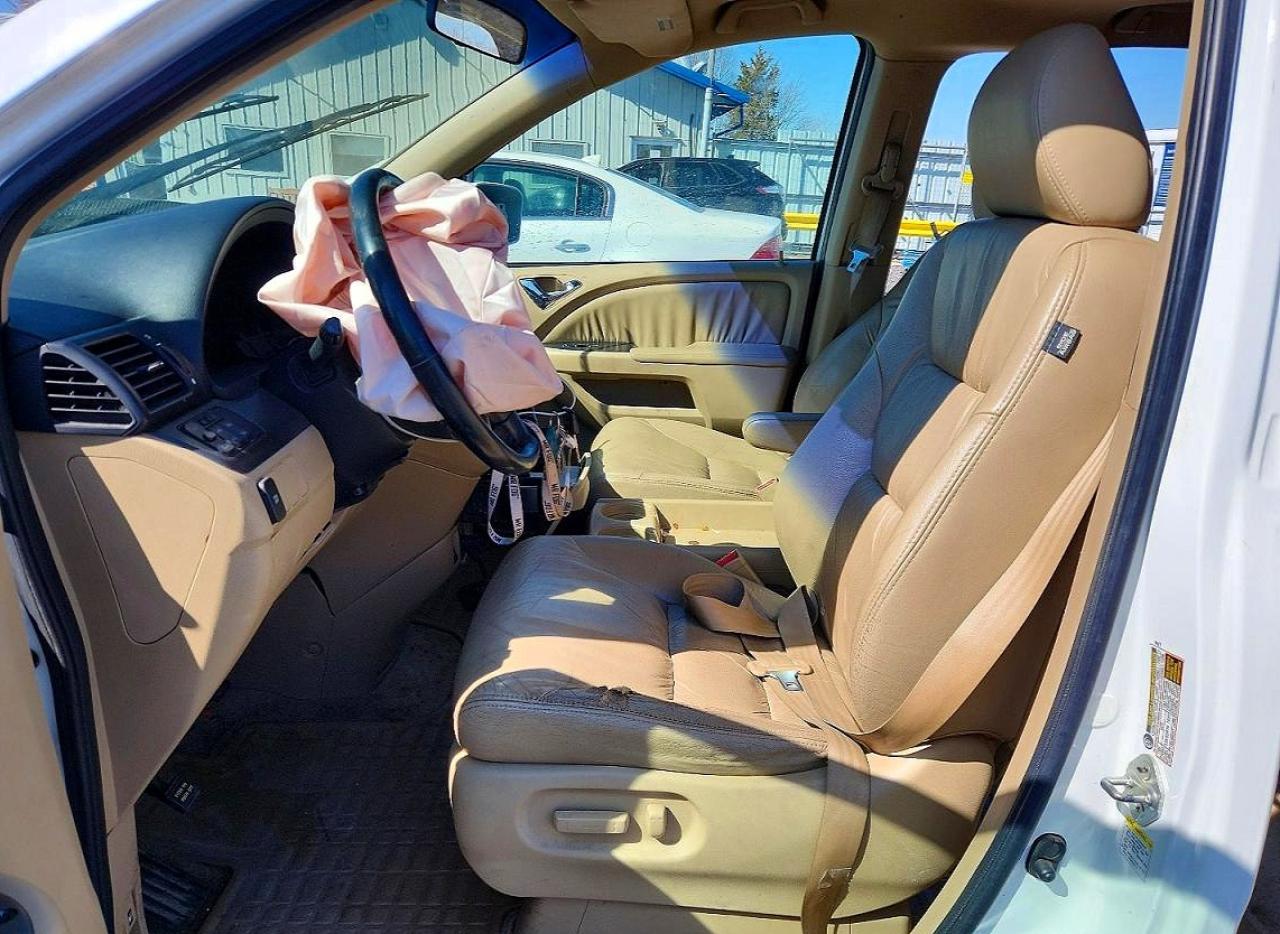 2007 Honda Odyssey Exl White vin: 5FNRL38637B444543