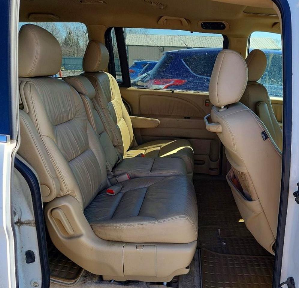 2007 Honda Odyssey Exl White vin: 5FNRL38637B444543