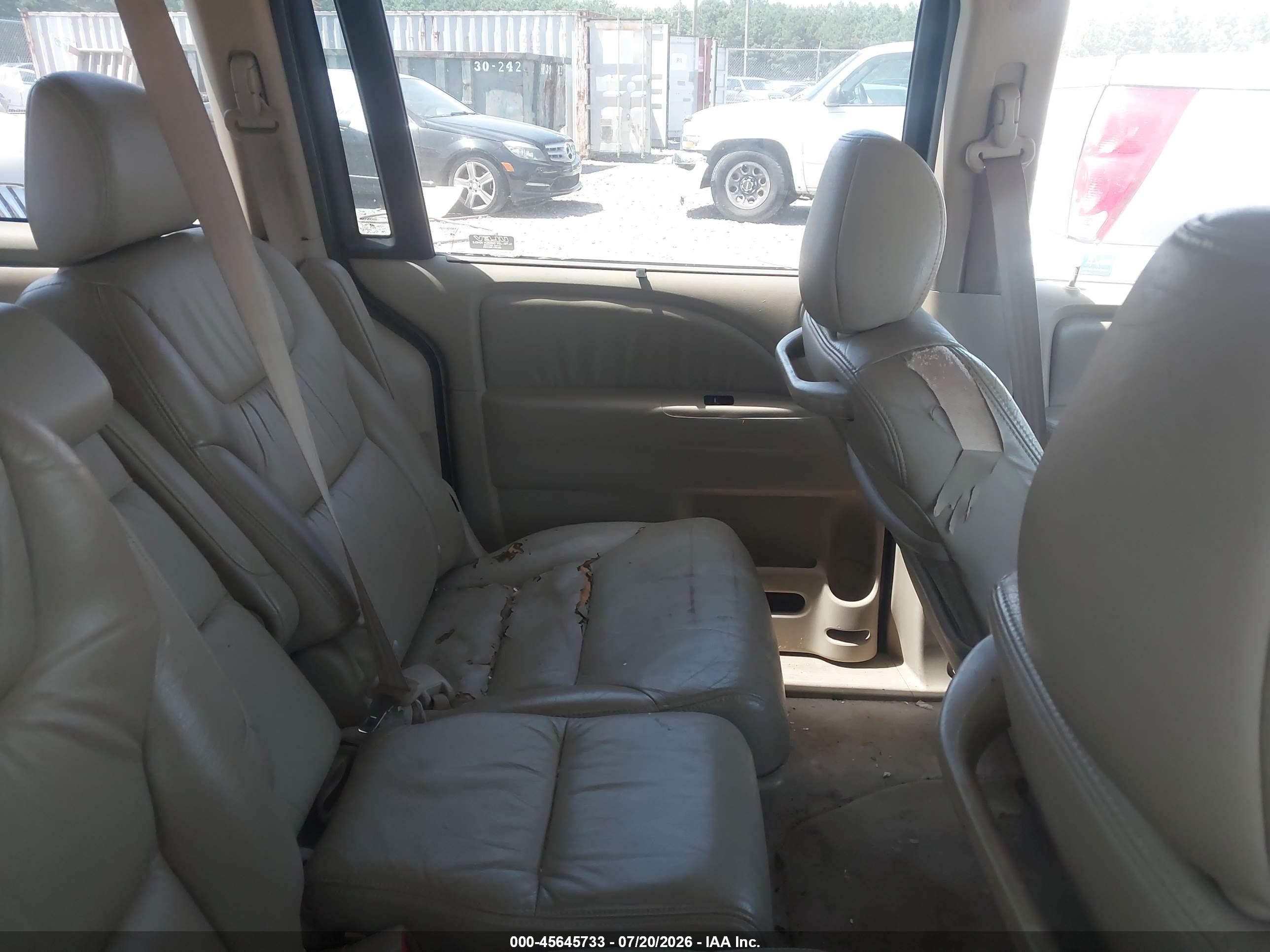 2007 Honda Odyssey Ex-l Purple vin: 5FNRL38637B455882