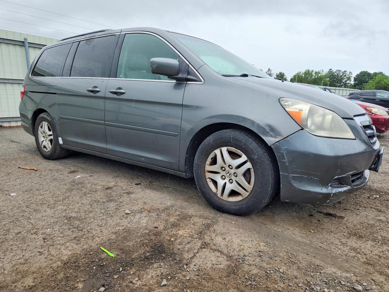 2007 Honda Odyssey Exl Gray vin: 5FNRL38637B458622