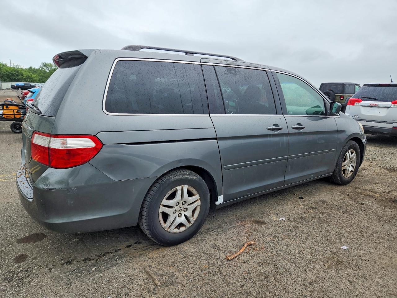 2007 Honda Odyssey Exl Gray vin: 5FNRL38637B458622
