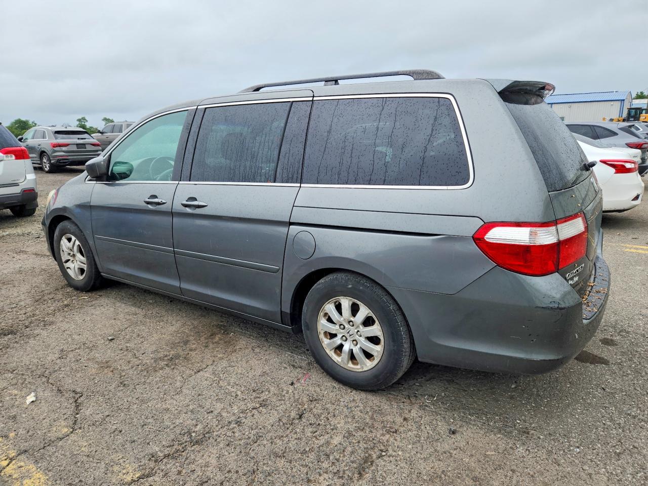 2007 Honda Odyssey Exl Gray vin: 5FNRL38637B458622