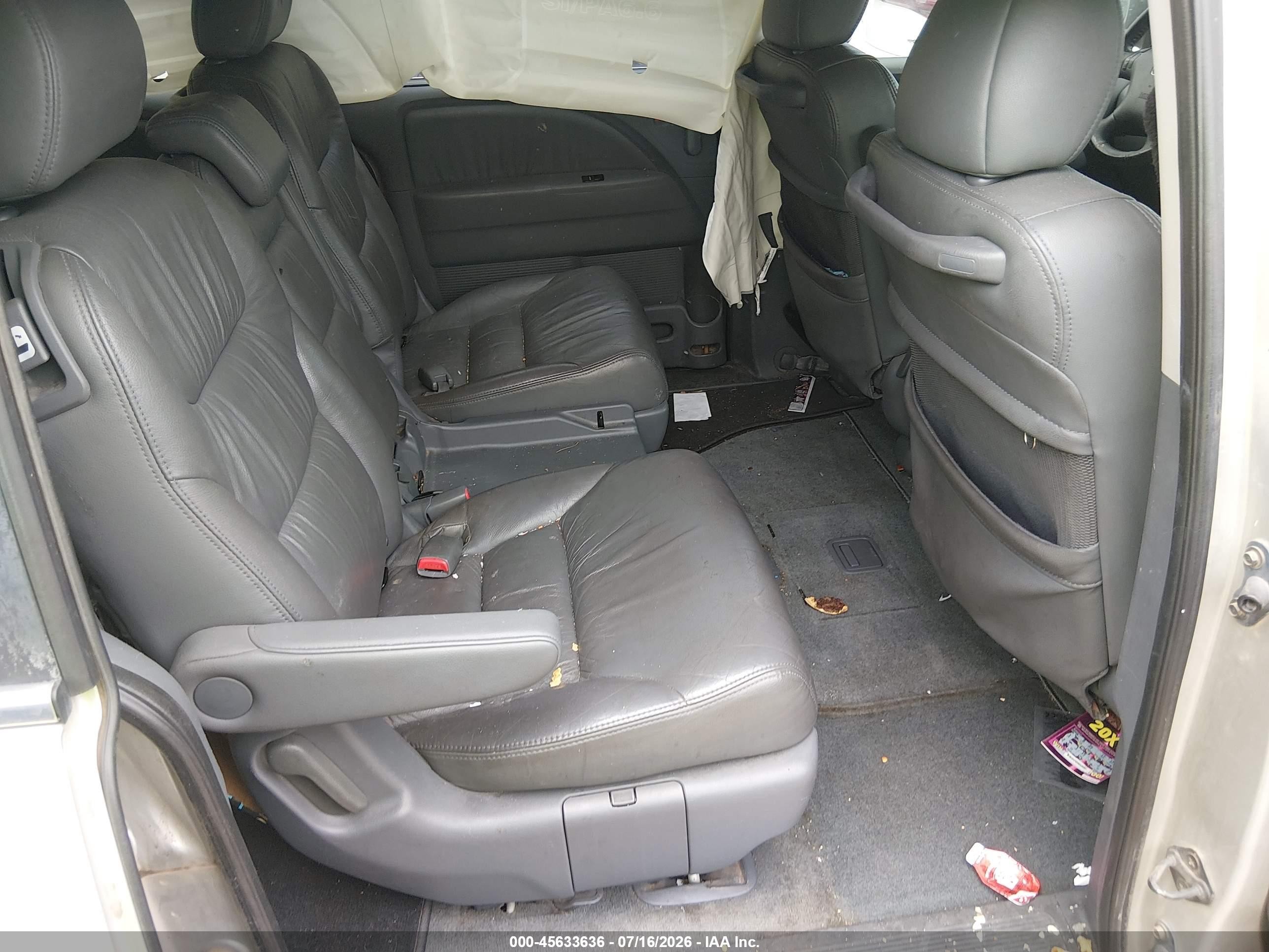 2007 Honda Odyssey Ex-l Серебряный vin: 5FNRL38637B458801