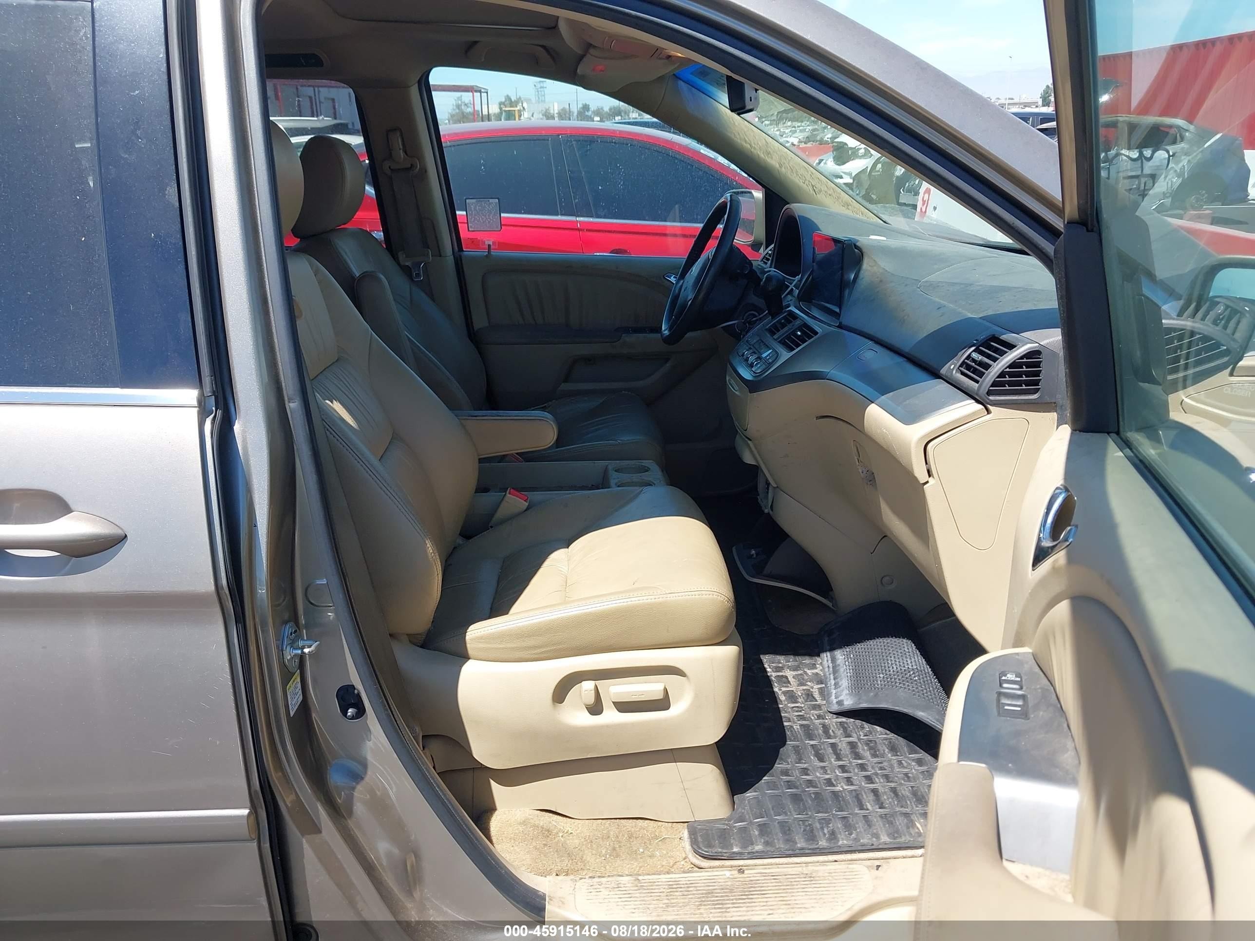 2008 Honda Odyssey Ex-l Gold vin: 5FNRL38638B071649